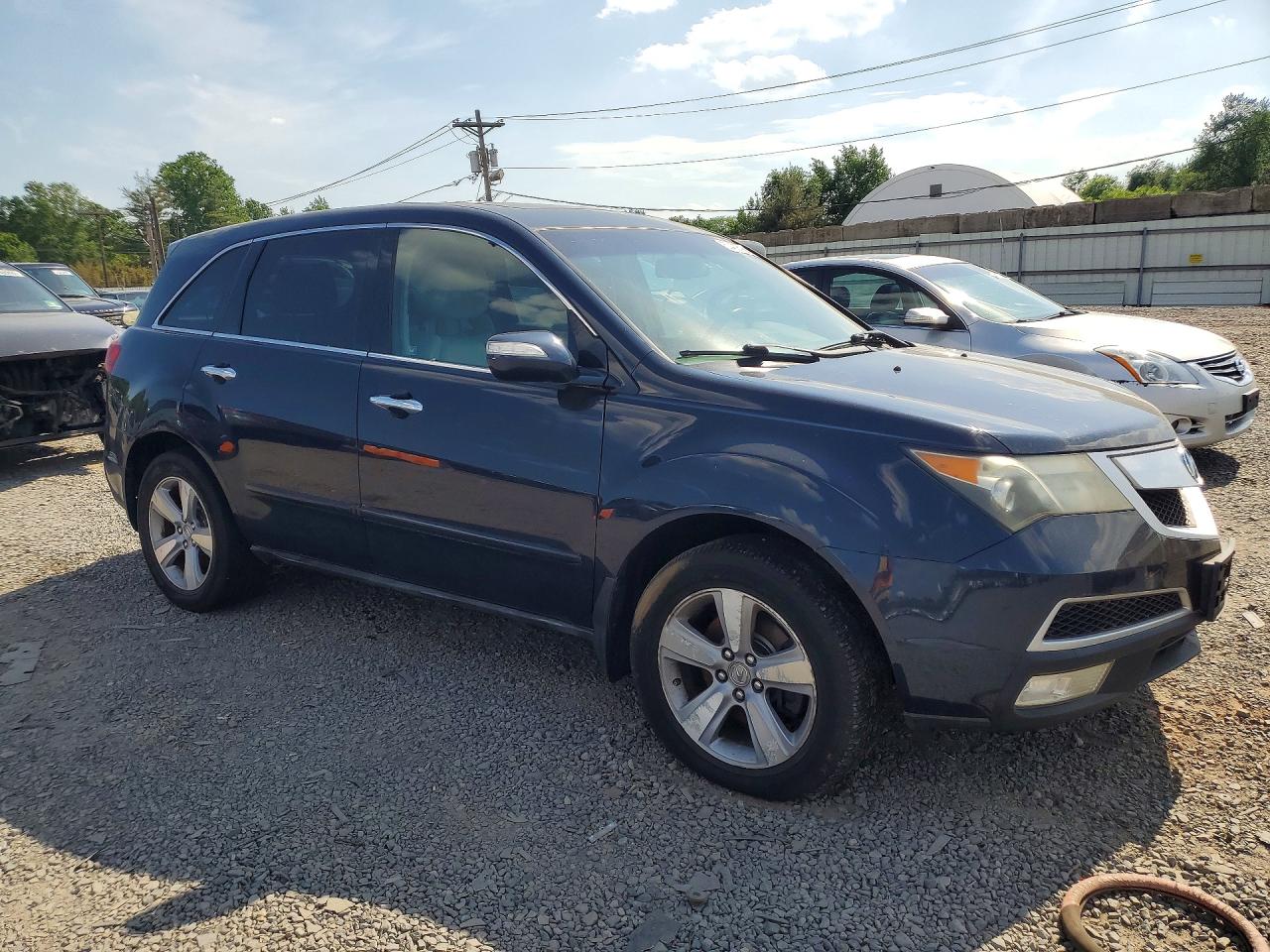 2011 Acura Mdx Blue vin: 2HNYD2H65BH539413