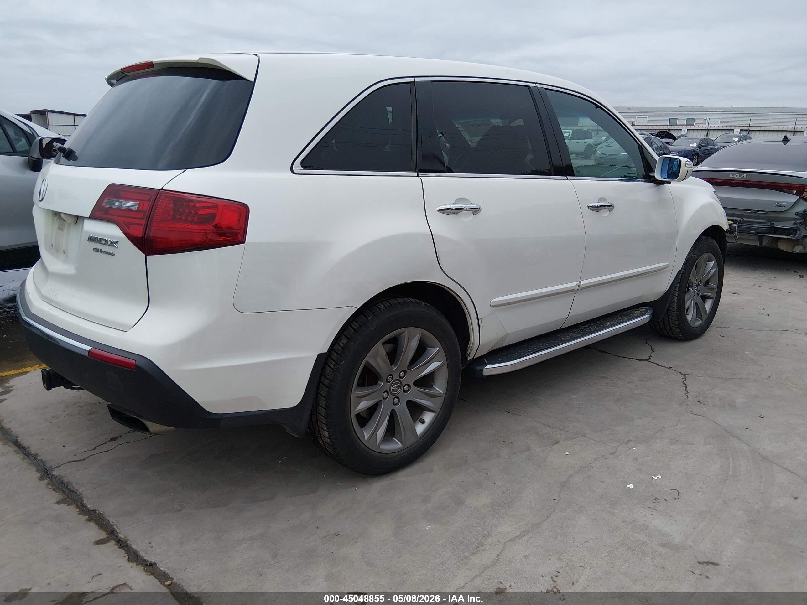2012 Acura Mdx Advance Package White vin: 2HNYD2H65CH542703