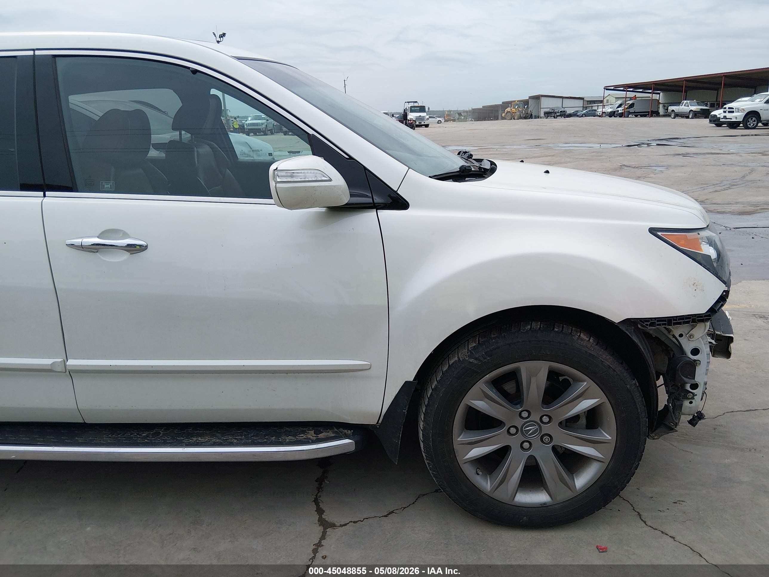 2012 Acura Mdx Advance Package White vin: 2HNYD2H65CH542703