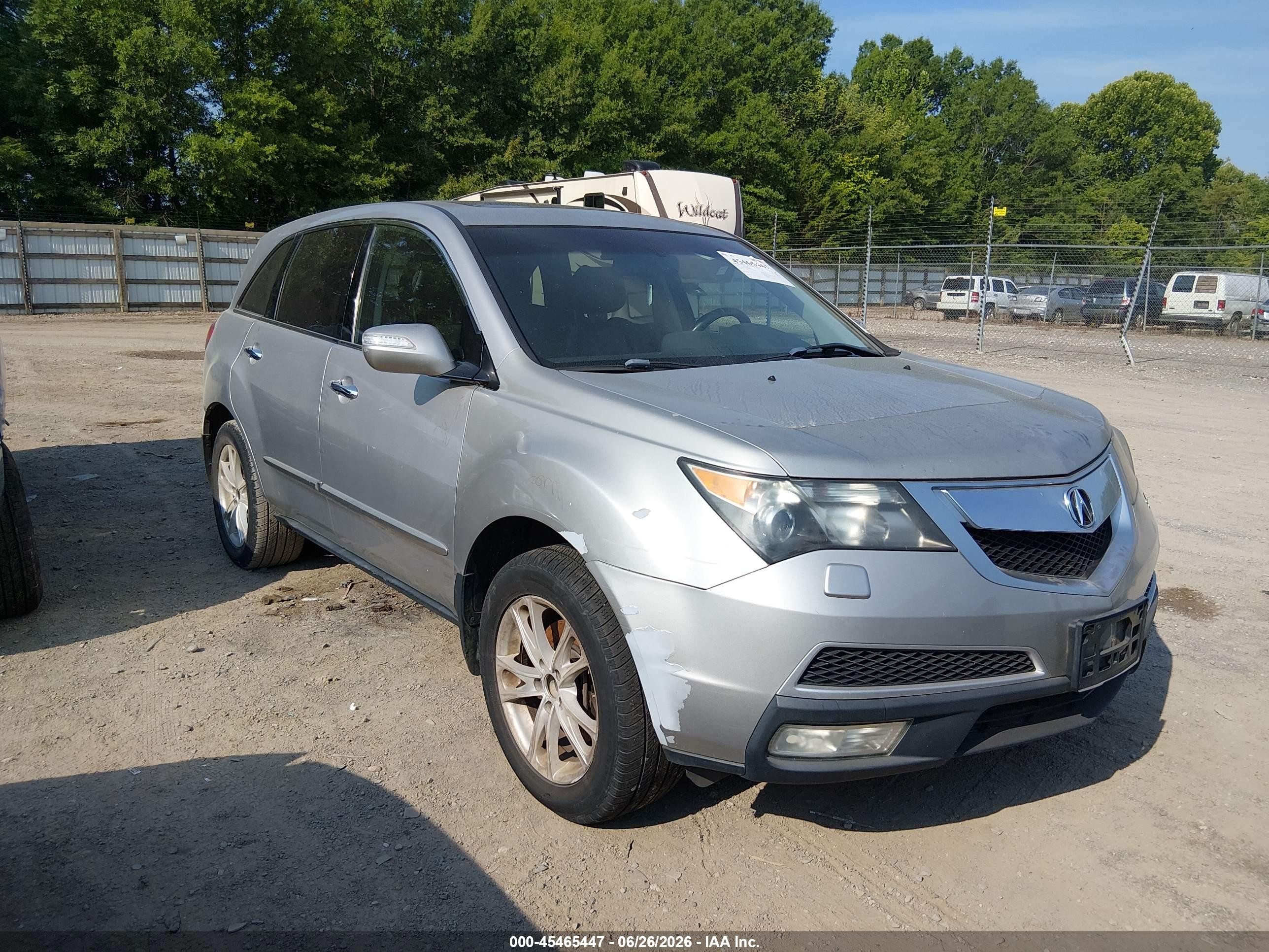 2013 Acura Mdx Advance Package Silver vin: 2HNYD2H65DH000664