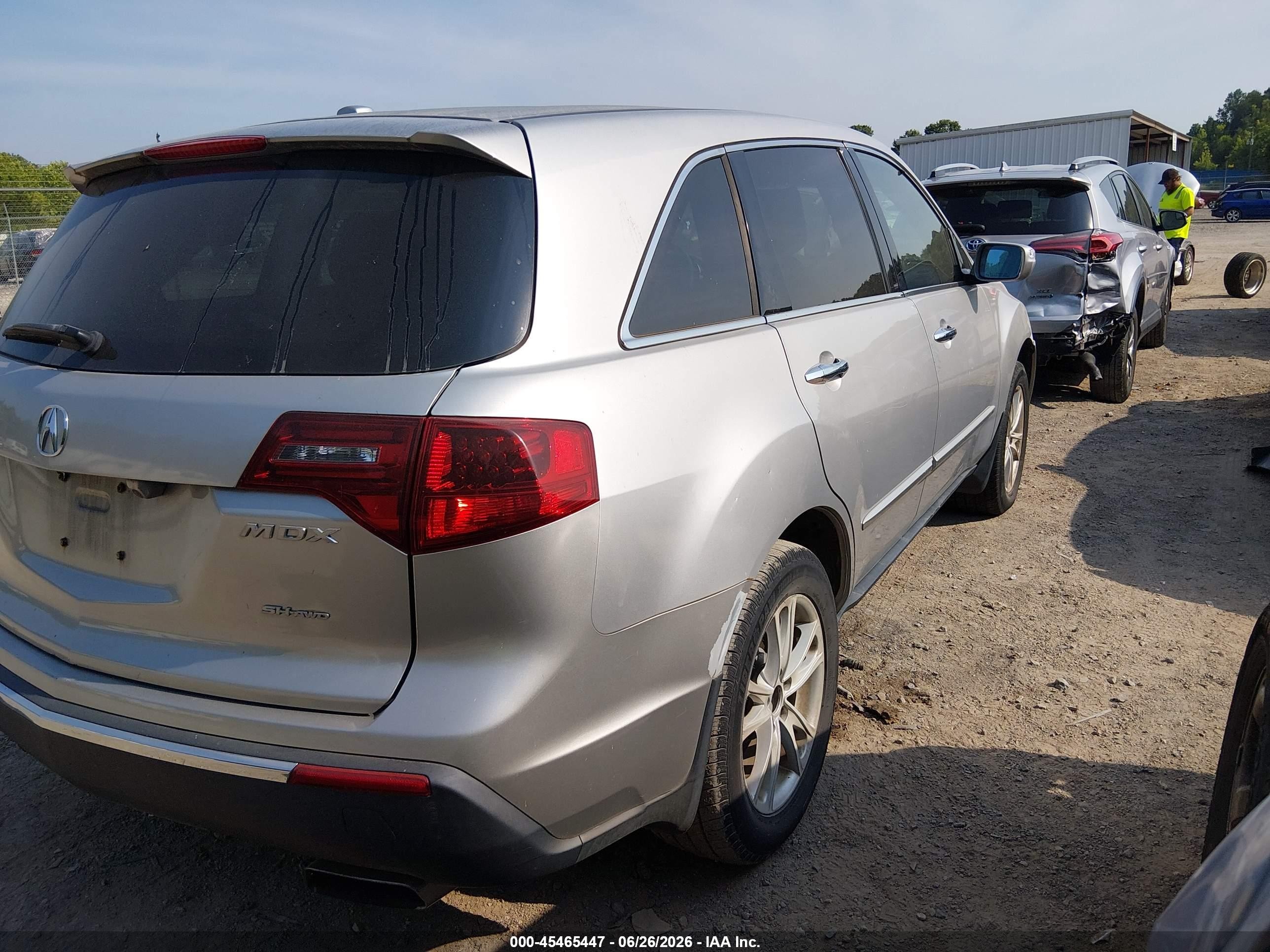 2013 Acura Mdx Advance Package Silver vin: 2HNYD2H65DH000664