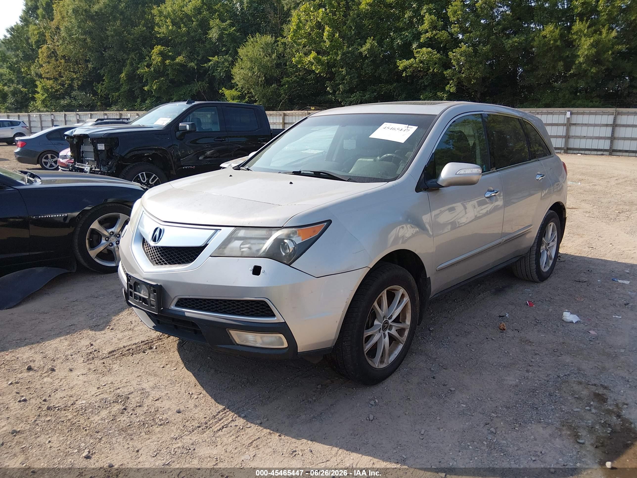 2013 Acura Mdx Advance Package Silver vin: 2HNYD2H65DH000664