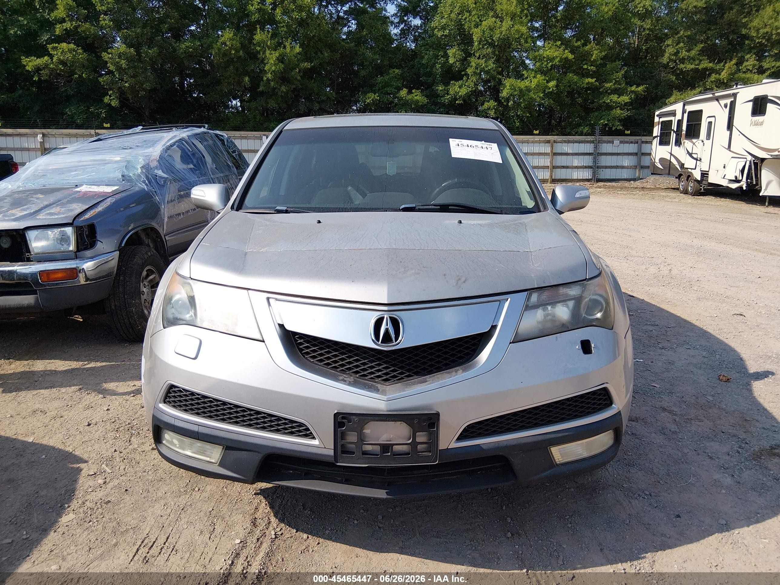 2013 Acura Mdx Advance Package Silver vin: 2HNYD2H65DH000664