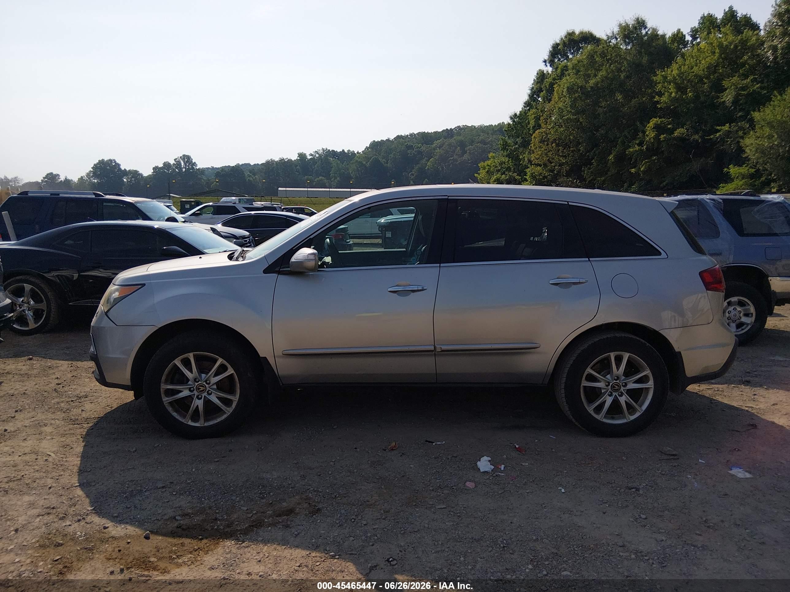 2013 Acura Mdx Advance Package Silver vin: 2HNYD2H65DH000664