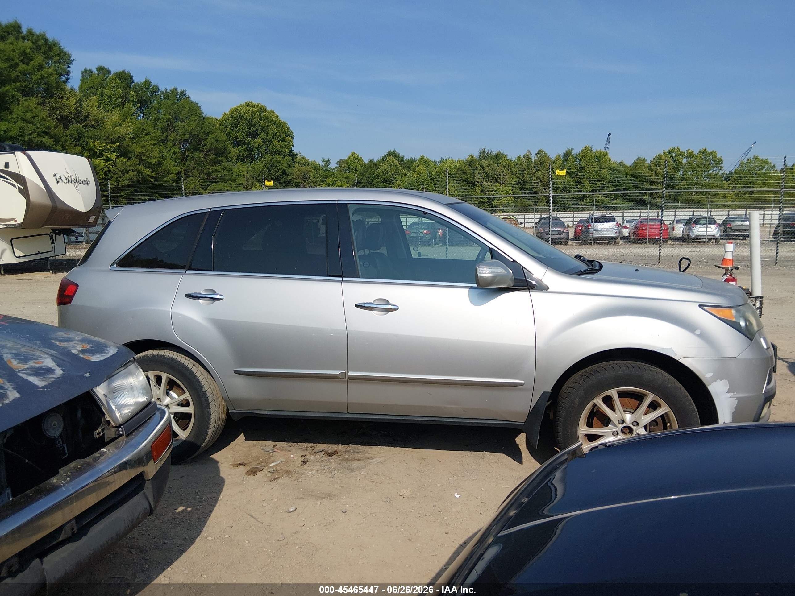 2013 Acura Mdx Advance Package Silver vin: 2HNYD2H65DH000664