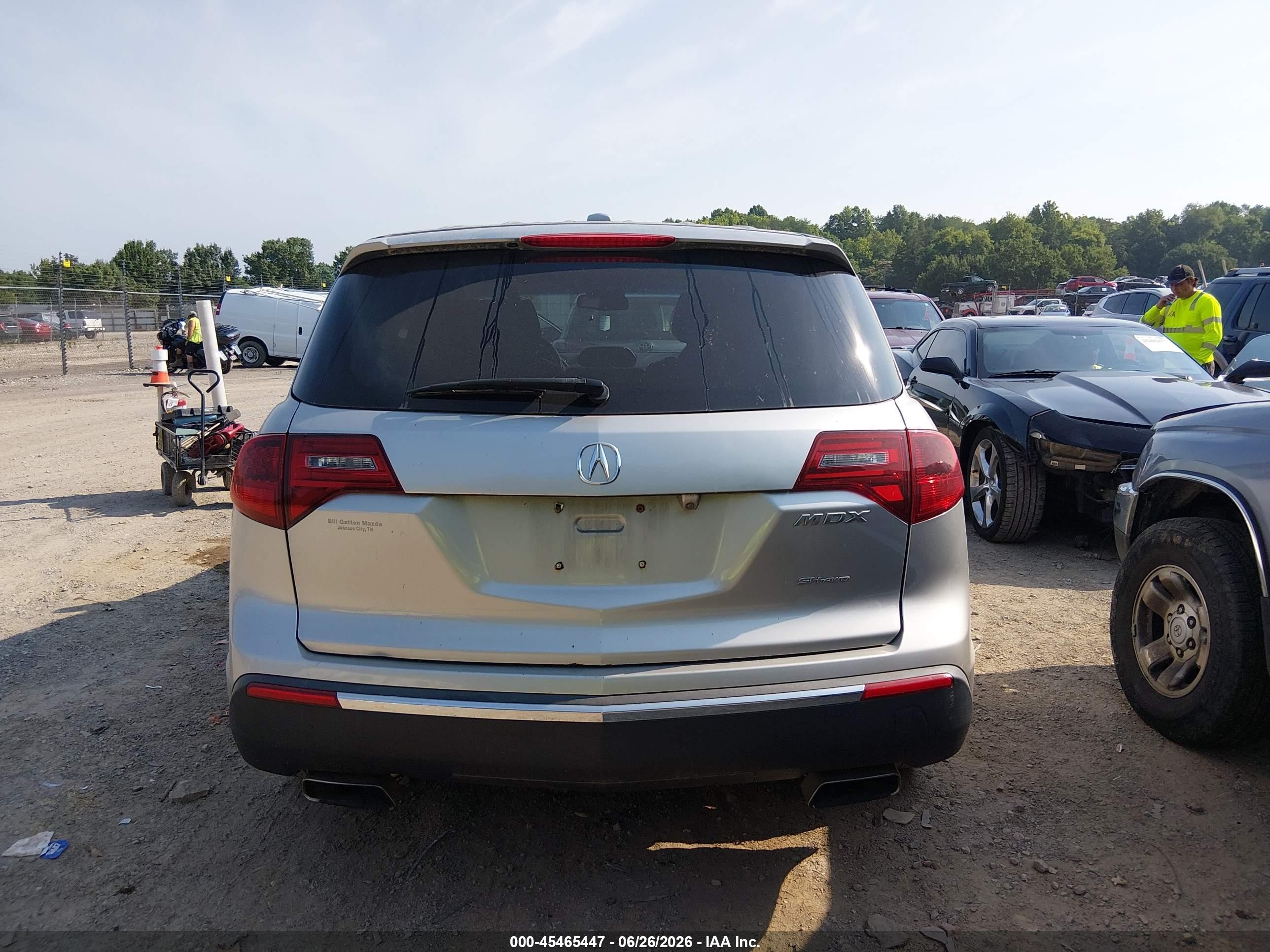 2013 Acura Mdx Advance Package Silver vin: 2HNYD2H65DH000664