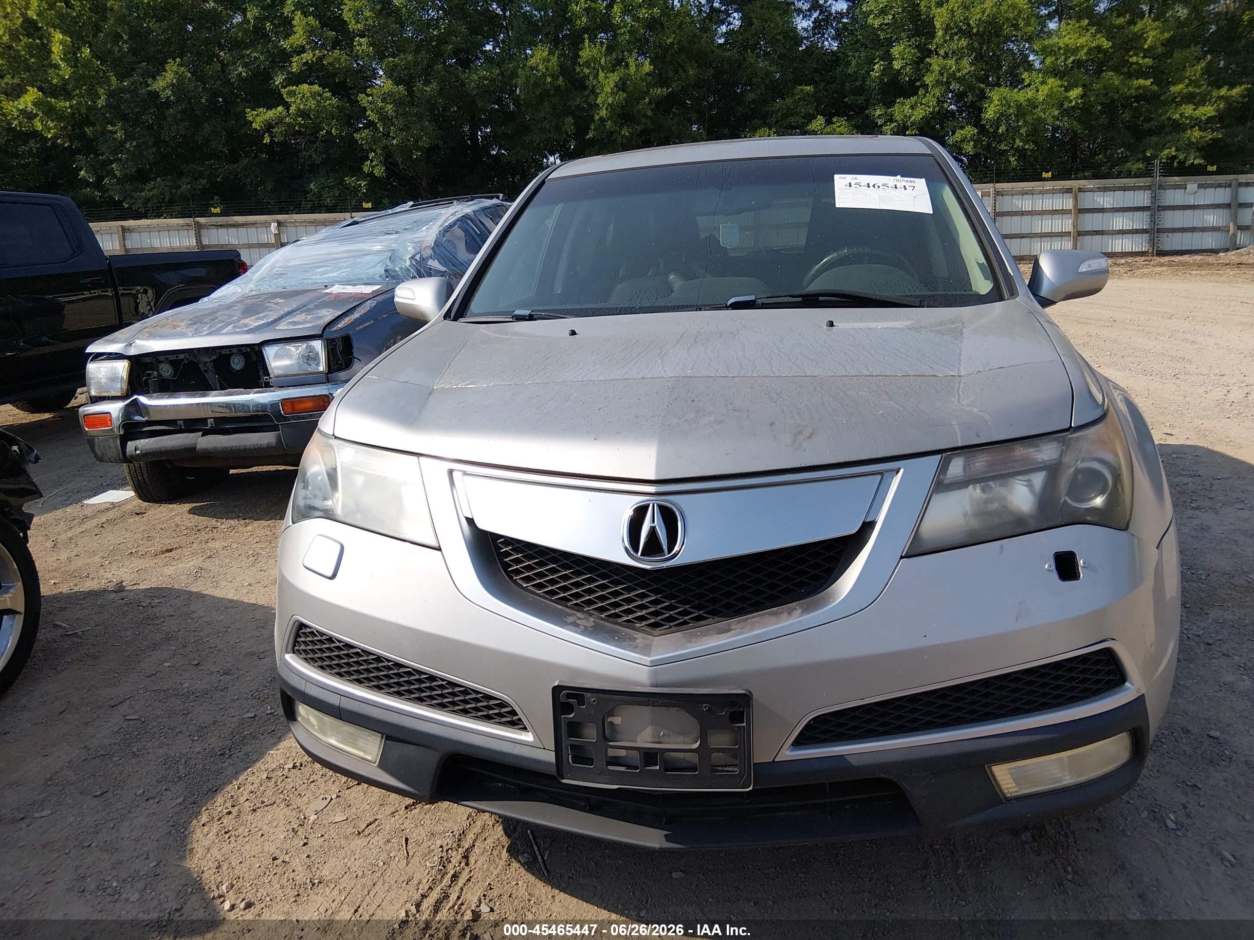 2013 Acura Mdx Advance Package Silver vin: 2HNYD2H65DH000664