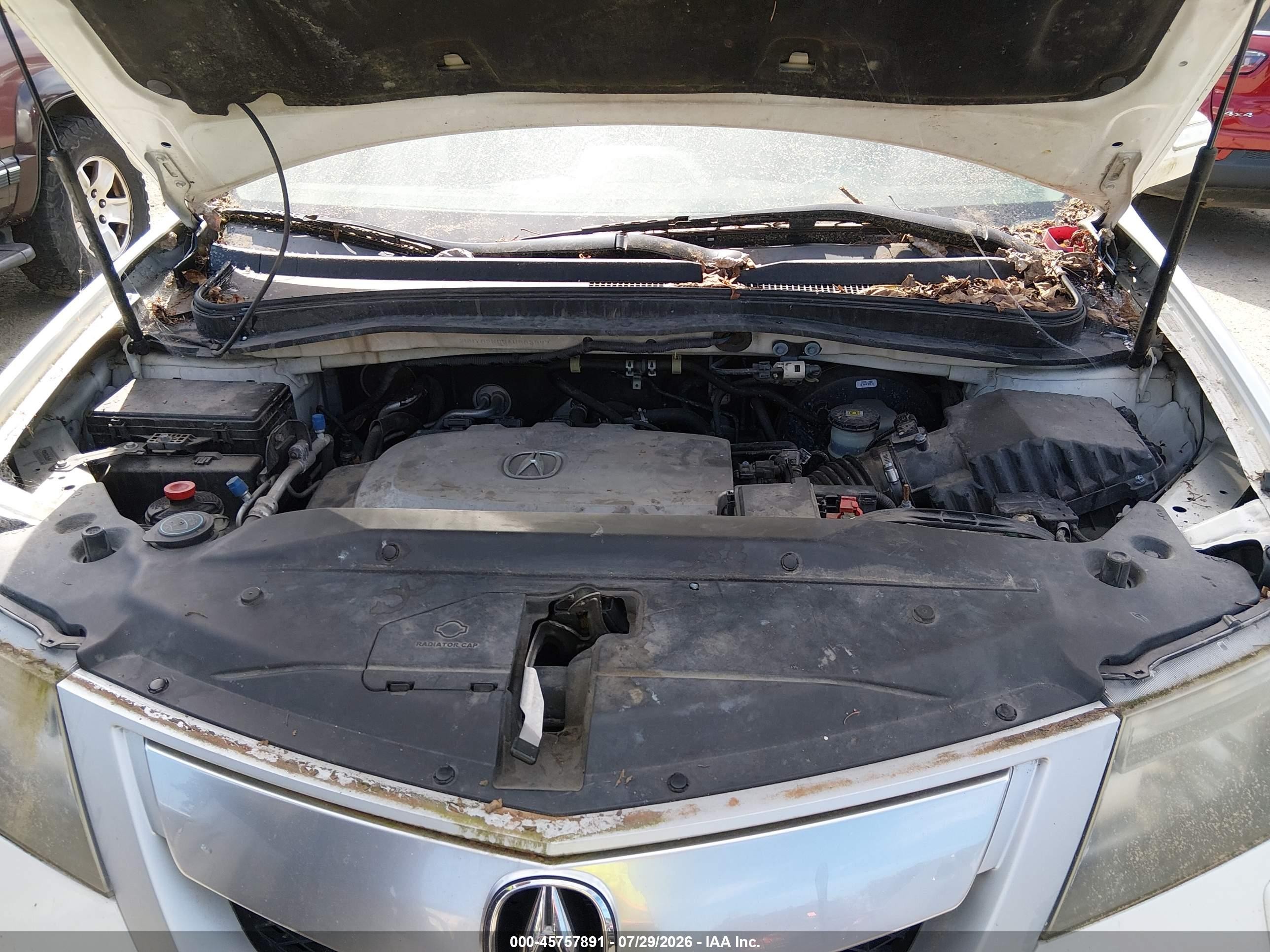 2010 Acura Mdx Technology Package White vin: 2HNYD2H66AH003097