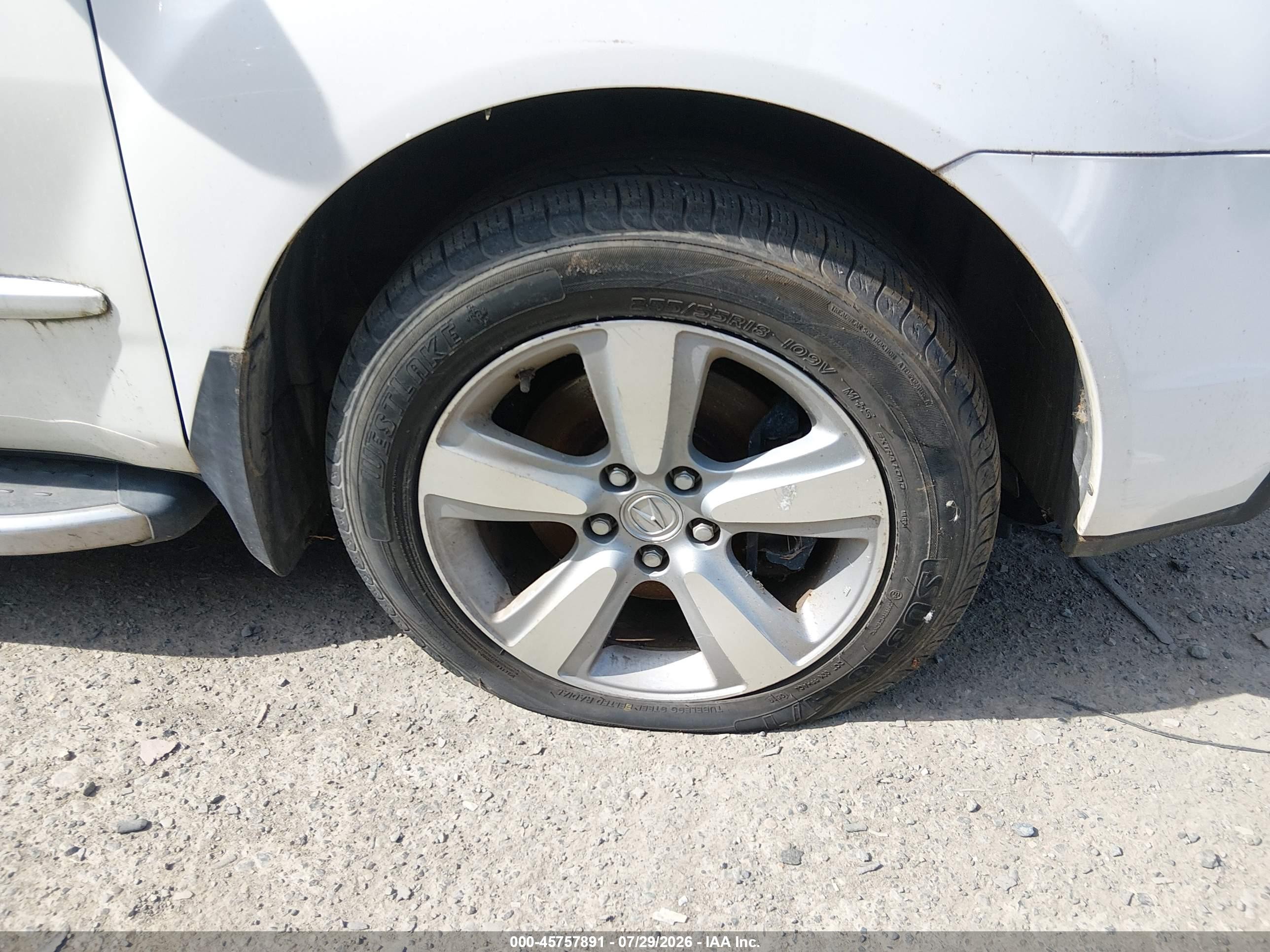 2010 Acura Mdx Technology Package White vin: 2HNYD2H66AH003097