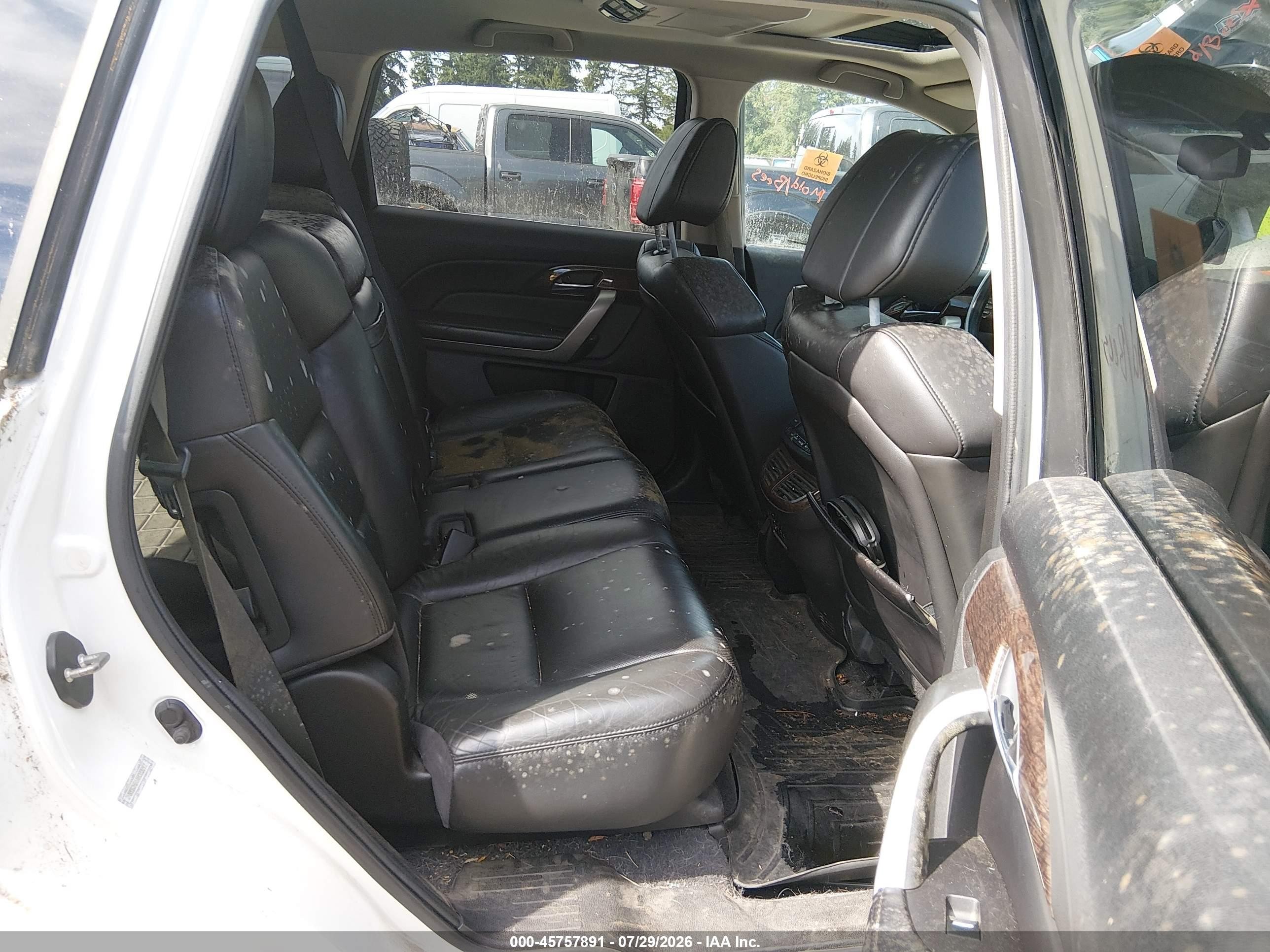 2010 Acura Mdx Technology Package White vin: 2HNYD2H66AH003097