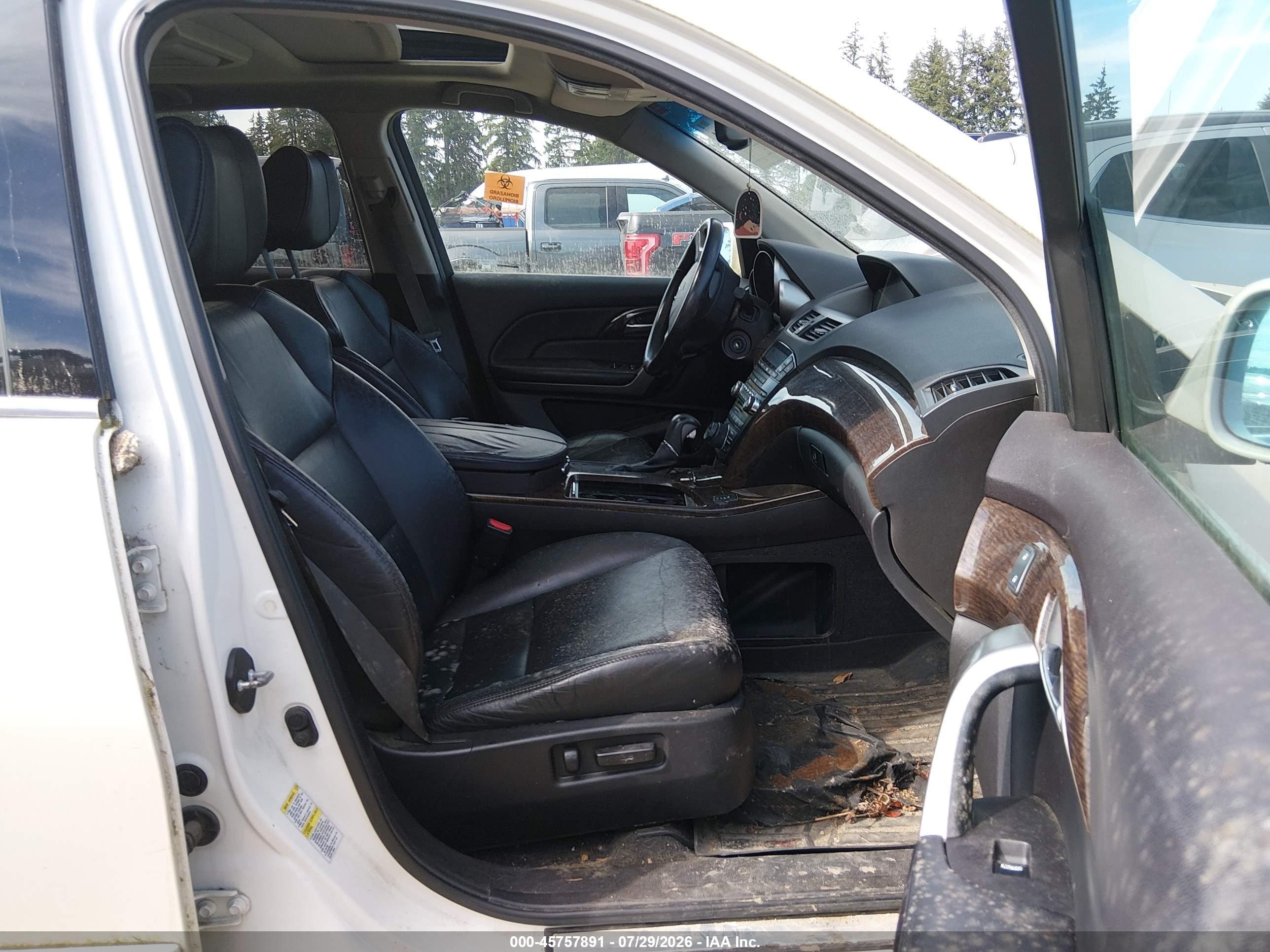 2010 Acura Mdx Technology Package White vin: 2HNYD2H66AH003097