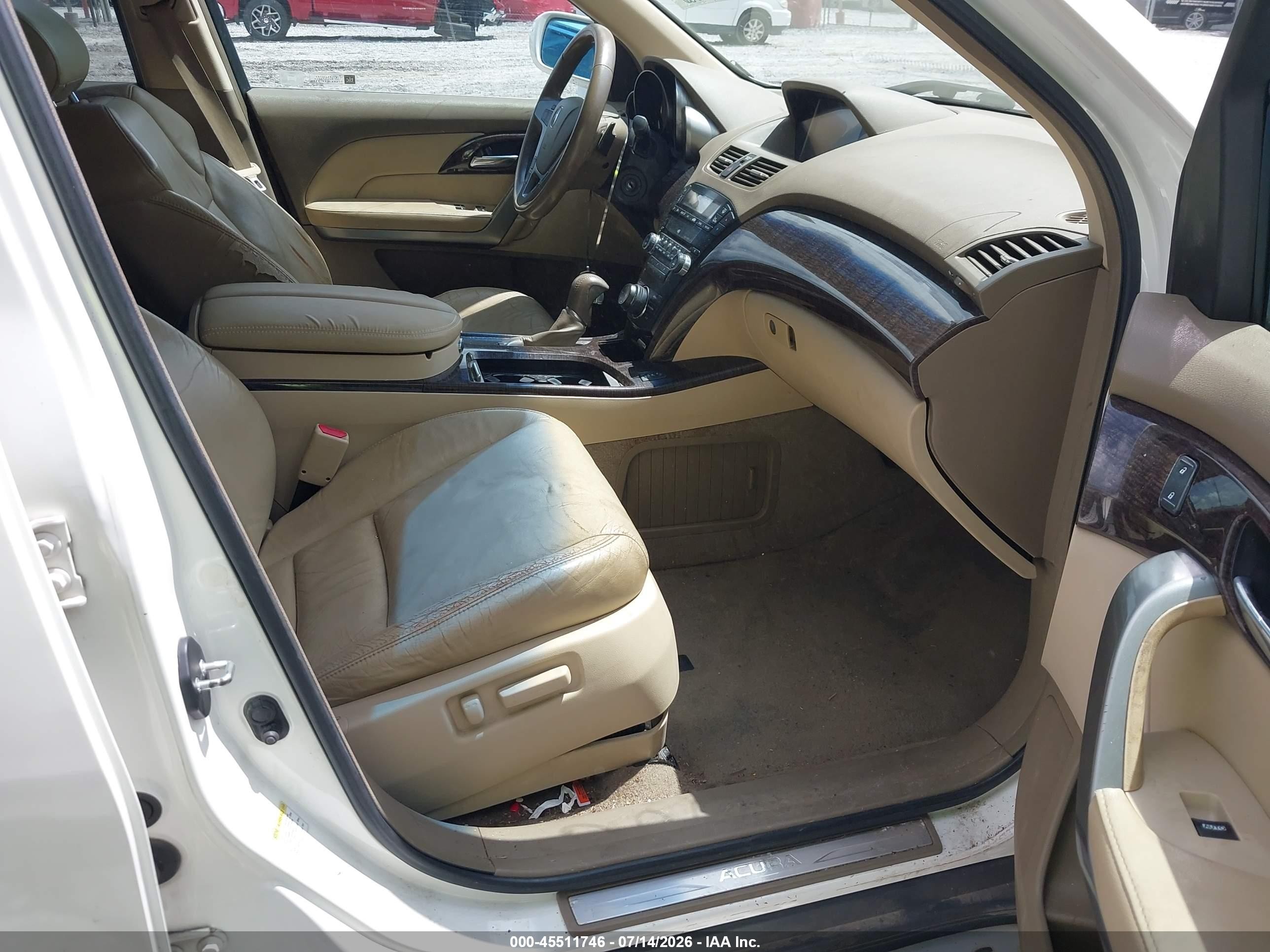 2010 Acura Mdx Technology Package White vin: 2HNYD2H66AH514020