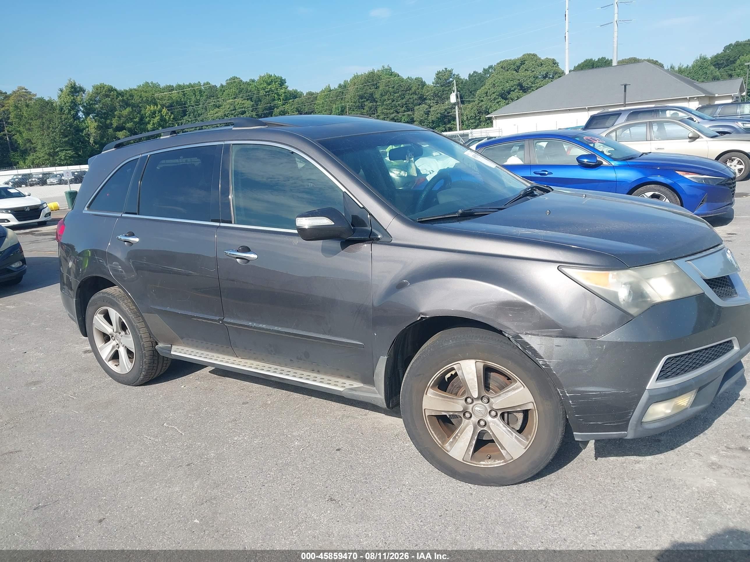 2010 Acura Mdx Technology Package Gray vin: 2HNYD2H66AH524286