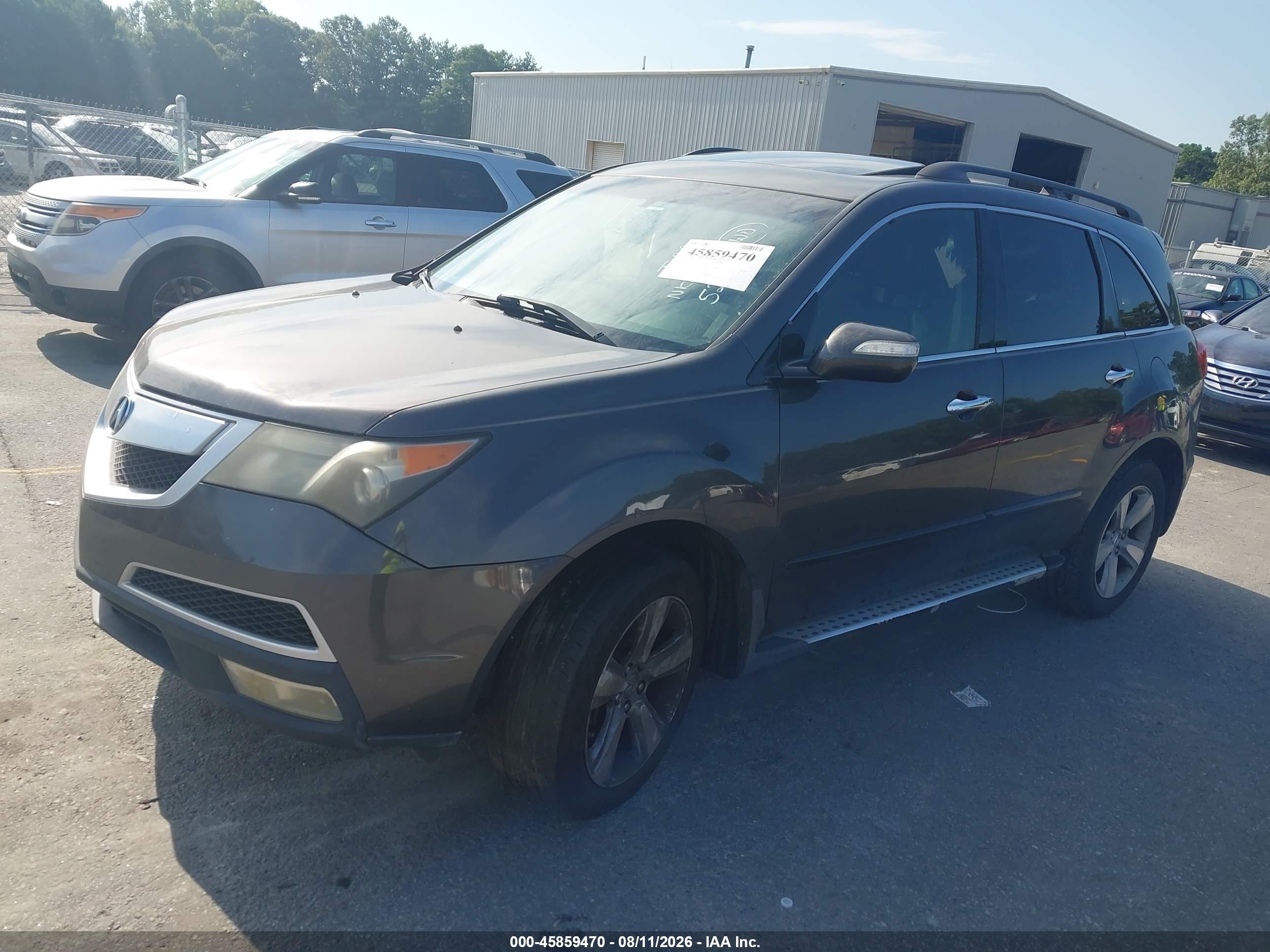 2010 Acura Mdx Technology Package Gray vin: 2HNYD2H66AH524286