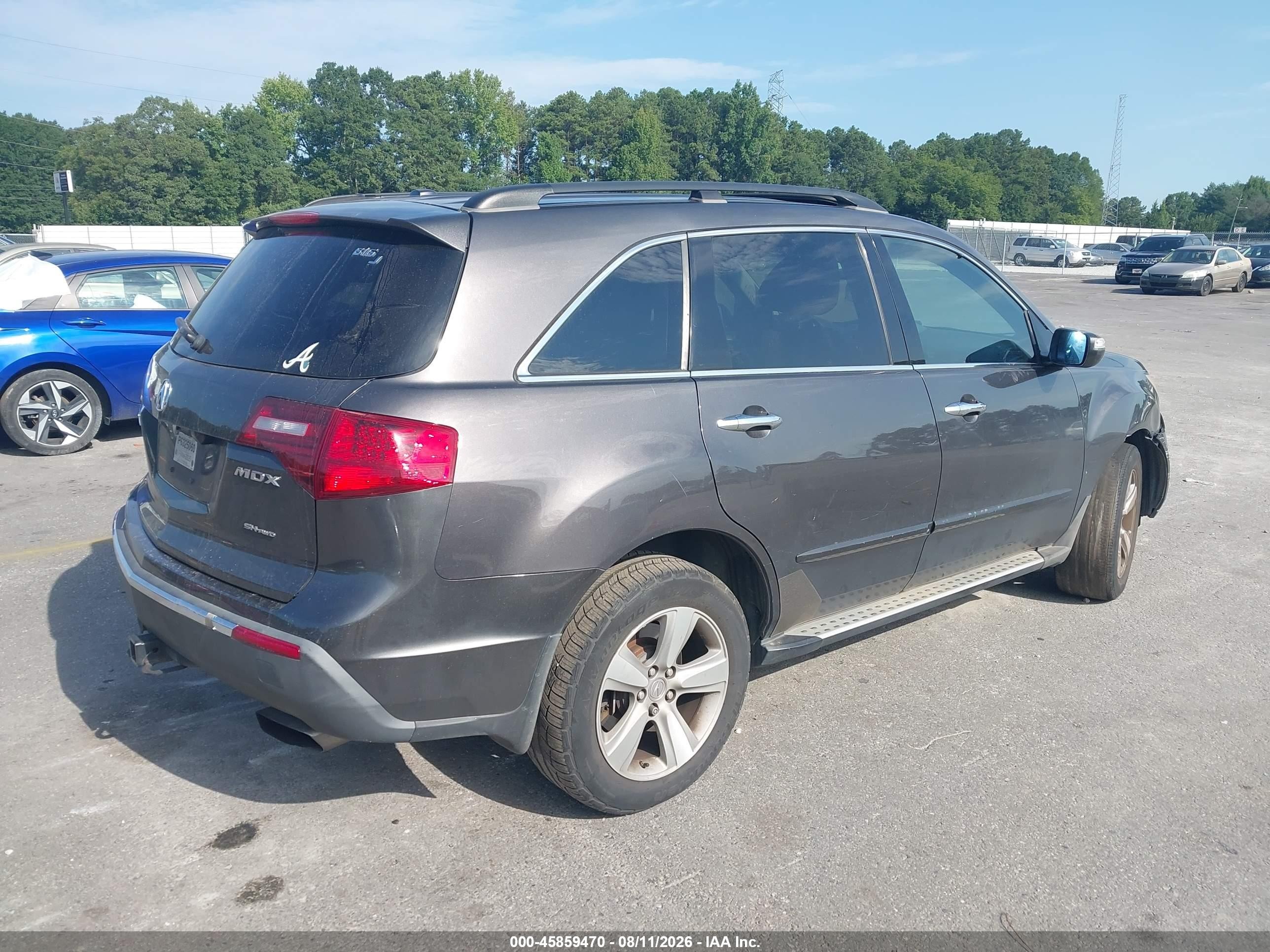 2010 Acura Mdx Technology Package Gray vin: 2HNYD2H66AH524286
