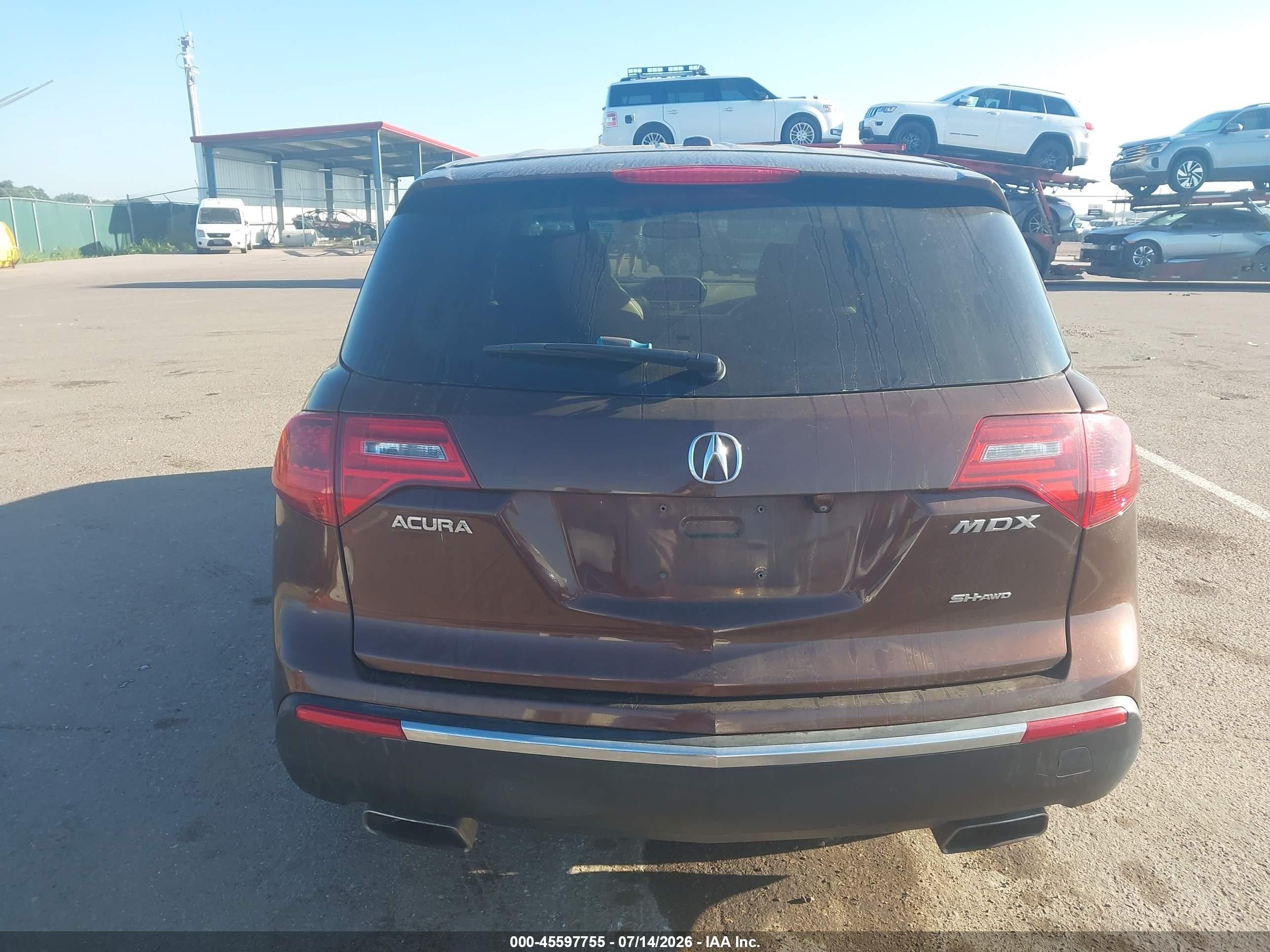 2011 Acura Mdx Technology Package Коричневый vin: 2HNYD2H66BH513323