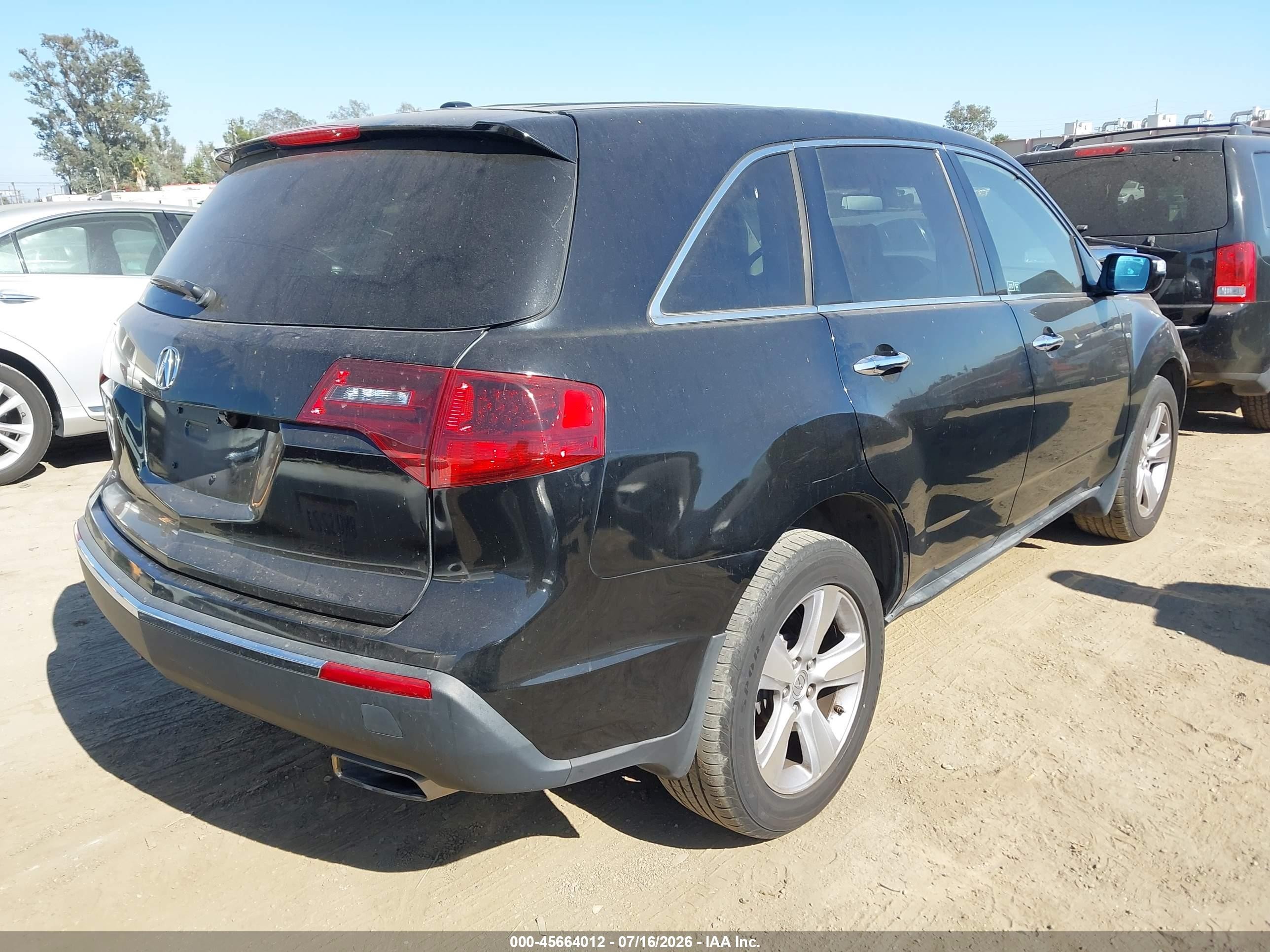2011 Acura Mdx Technology Package Black vin: 2HNYD2H66BH514990