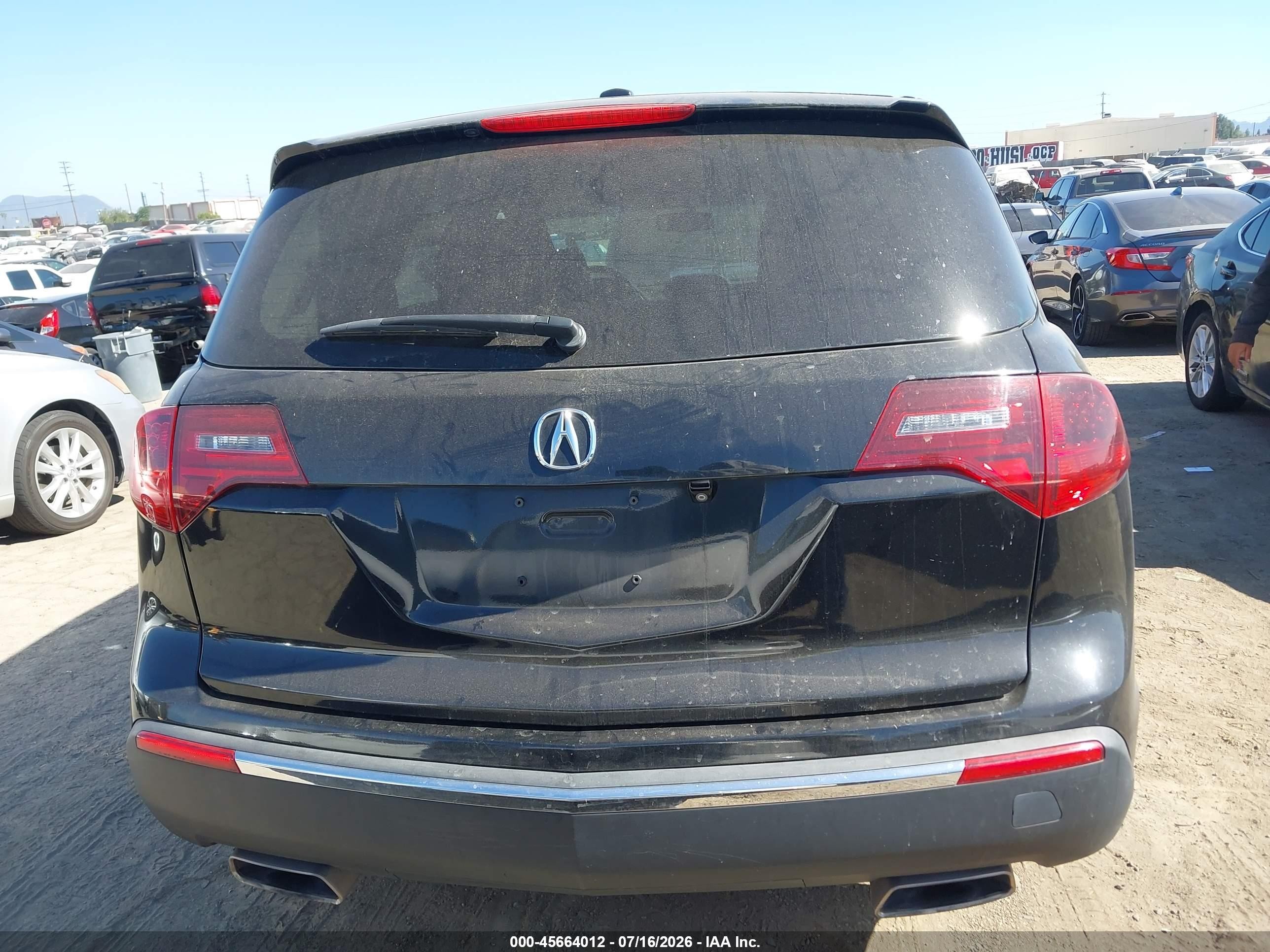 2011 Acura Mdx Technology Package Black vin: 2HNYD2H66BH514990