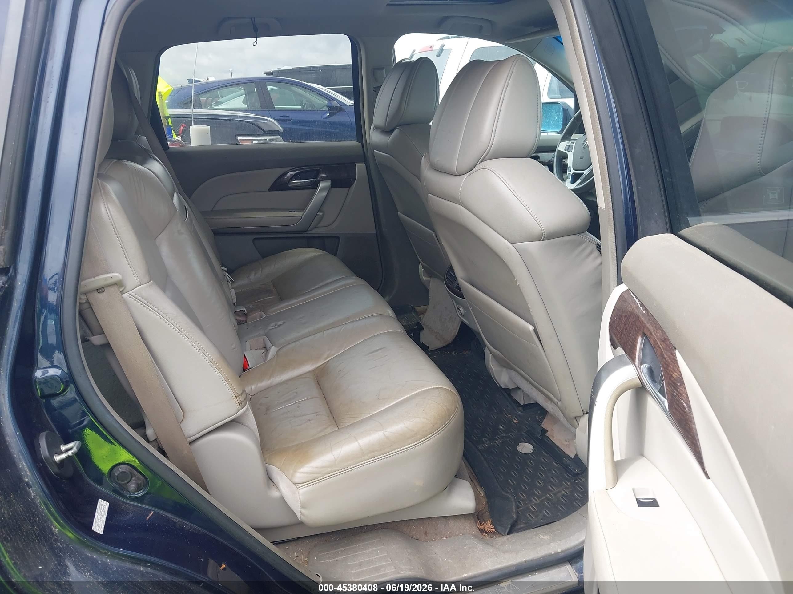 2011 Acura Mdx Technology Package Синий vin: 2HNYD2H66BH523138