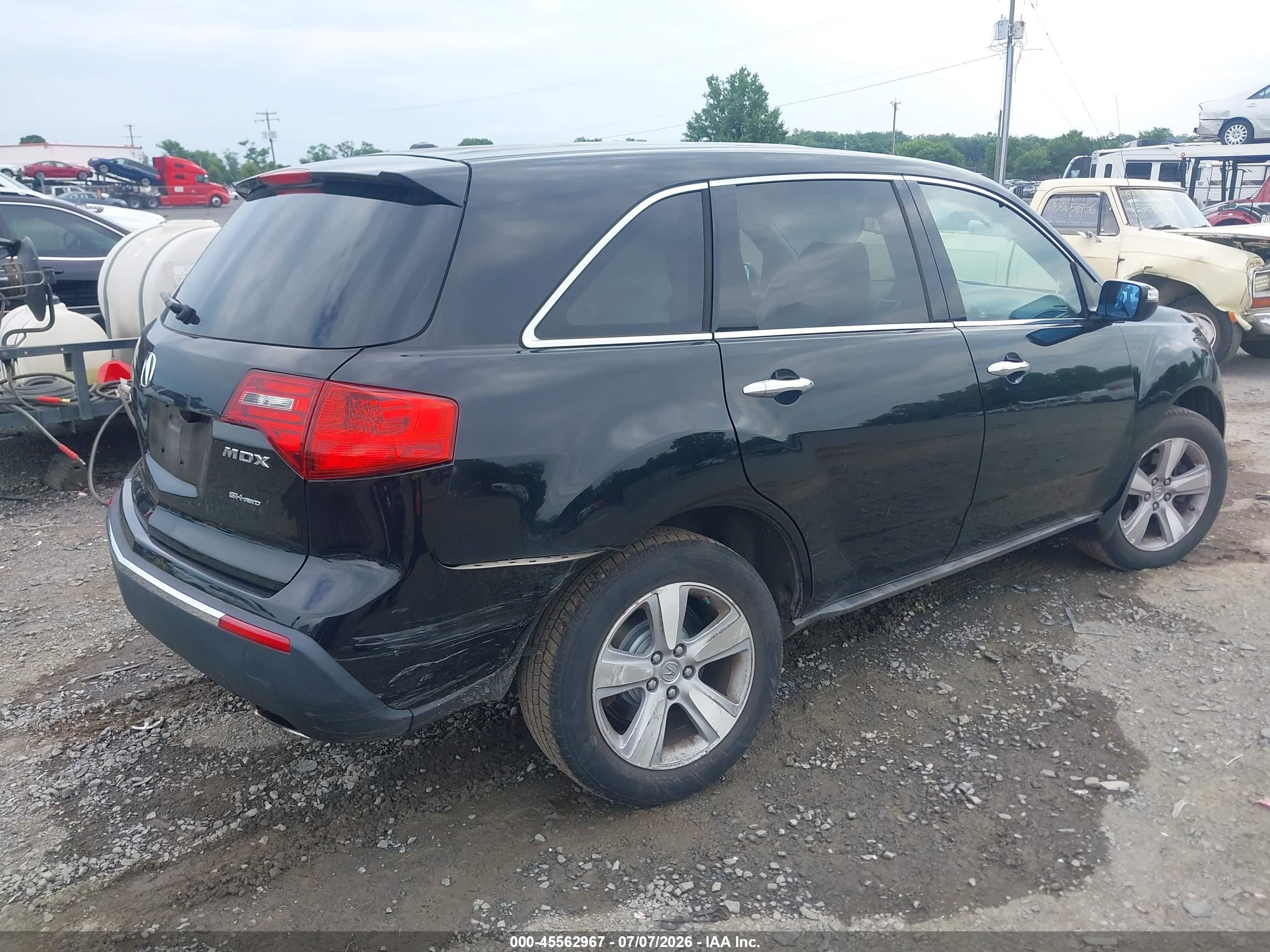 2011 Acura Mdx Technology Package Black vin: 2HNYD2H66BH531353