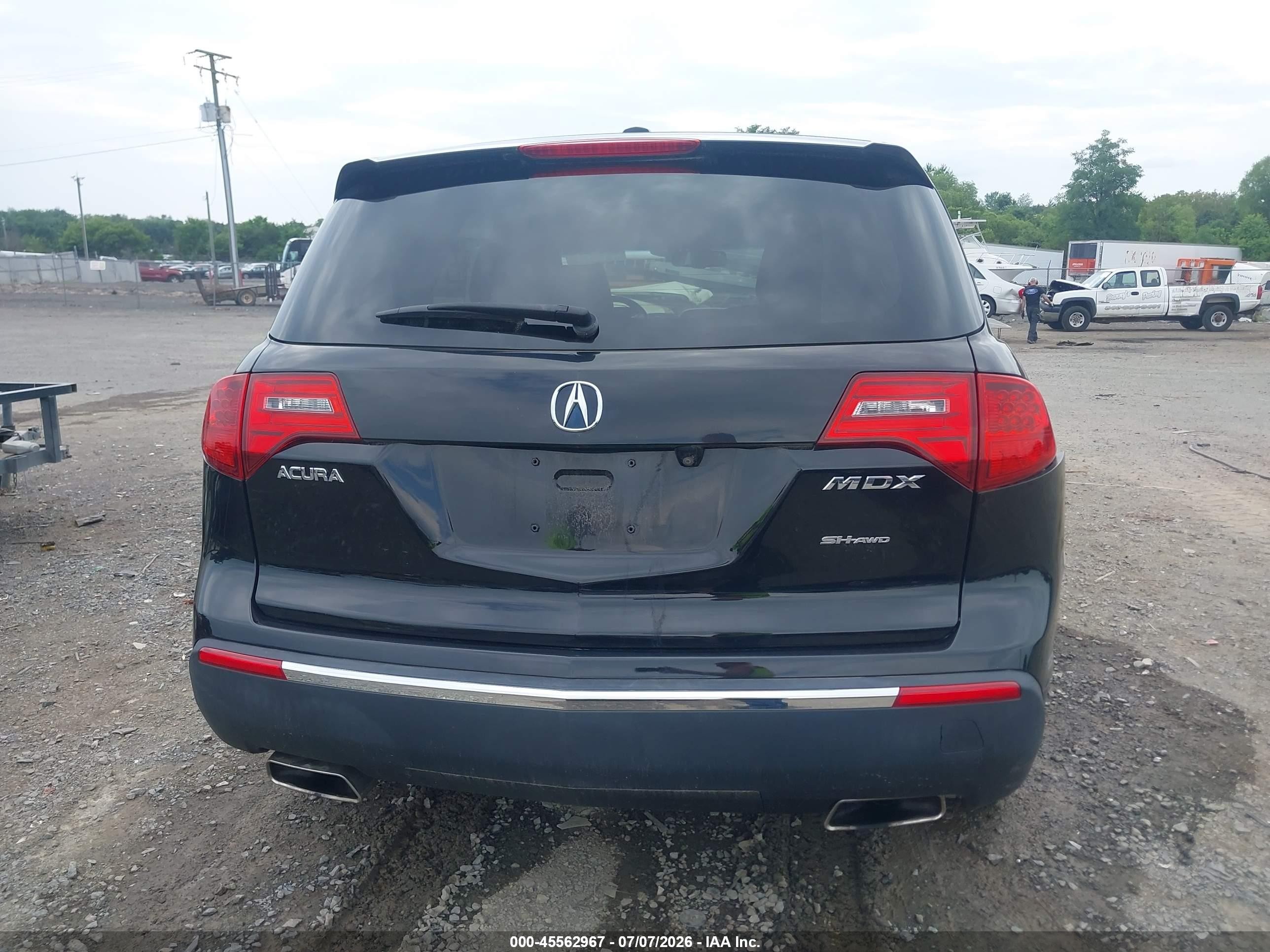 2011 Acura Mdx Technology Package Black vin: 2HNYD2H66BH531353