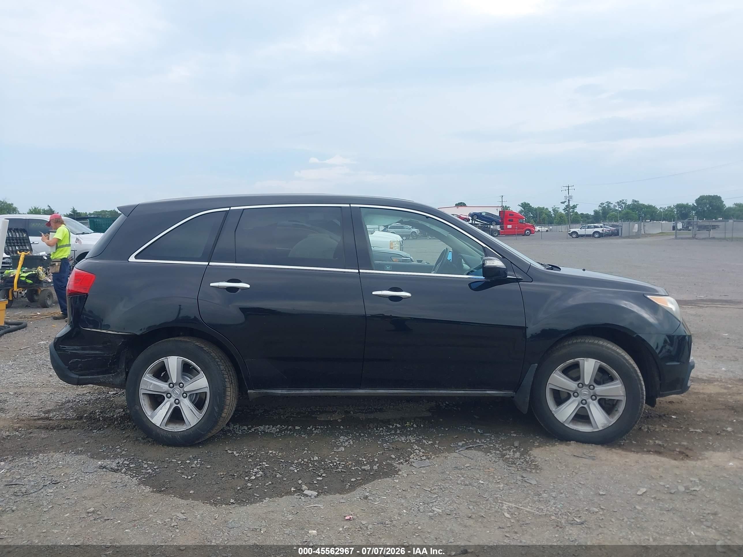2011 Acura Mdx Technology Package Black vin: 2HNYD2H66BH531353