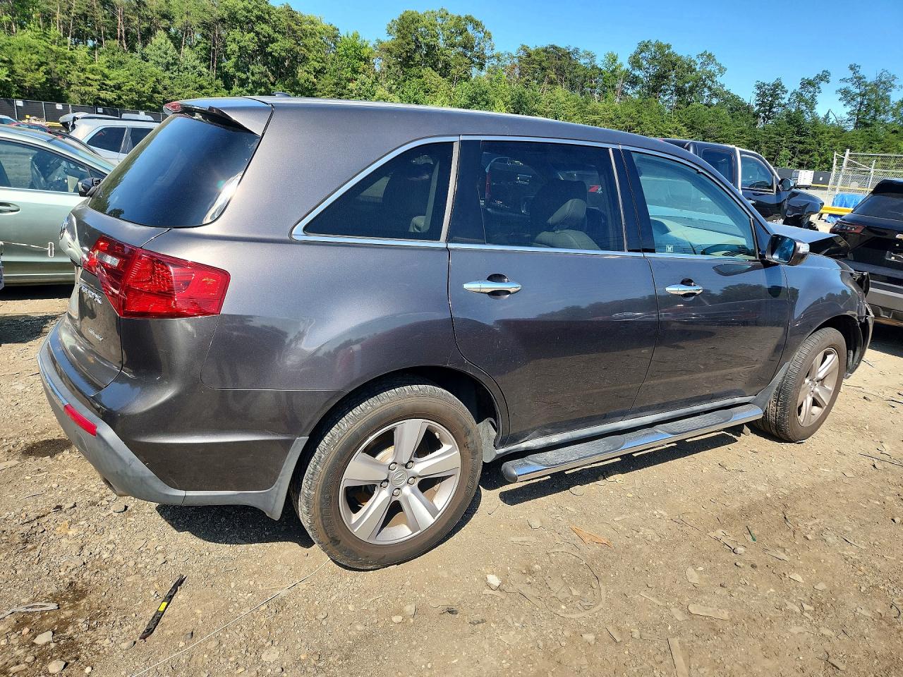 2011 Acura Mdx Technology Gray vin: 2HNYD2H66BH531420