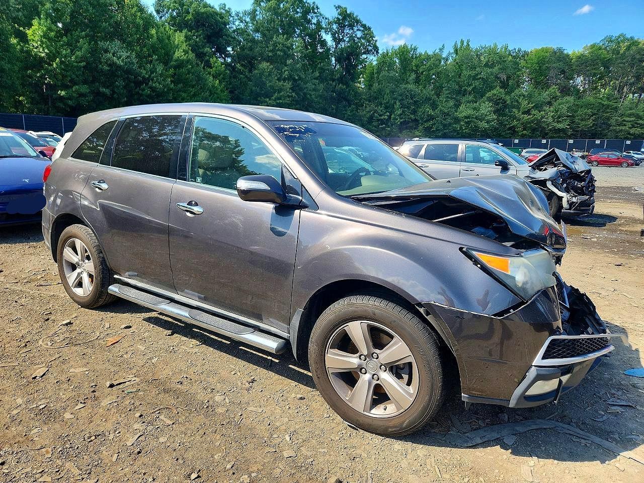 2011 Acura Mdx Technology Gray vin: 2HNYD2H66BH531420