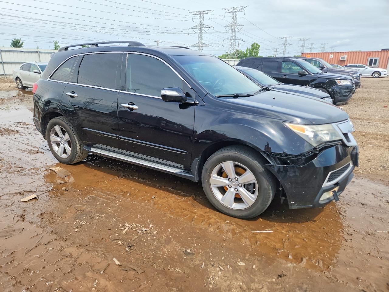 2010 Acura Mdx Technology Black vin: 2HNYD2H67AH502524
