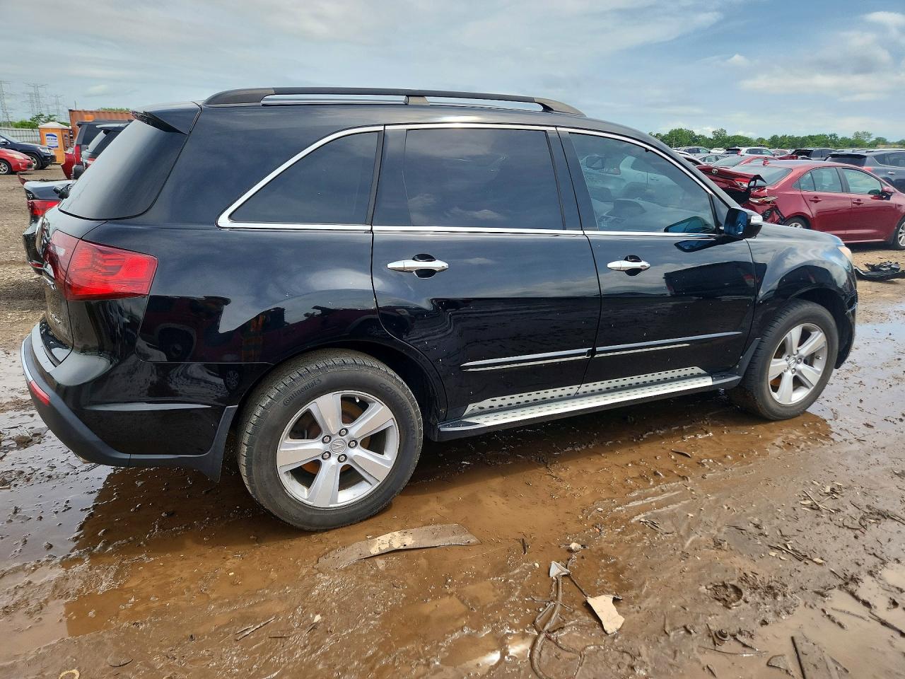 2010 Acura Mdx Technology Black vin: 2HNYD2H67AH502524