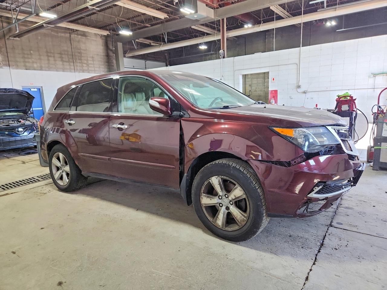 2010 Acura Mdx Technology Burgundy vin: 2HNYD2H67AH513698