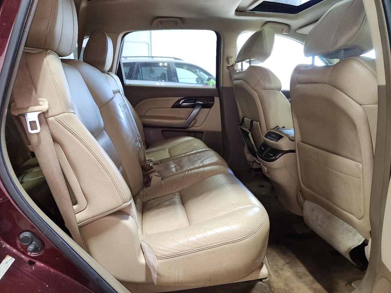 2010 Acura Mdx Technology Burgundy vin: 2HNYD2H67AH513698