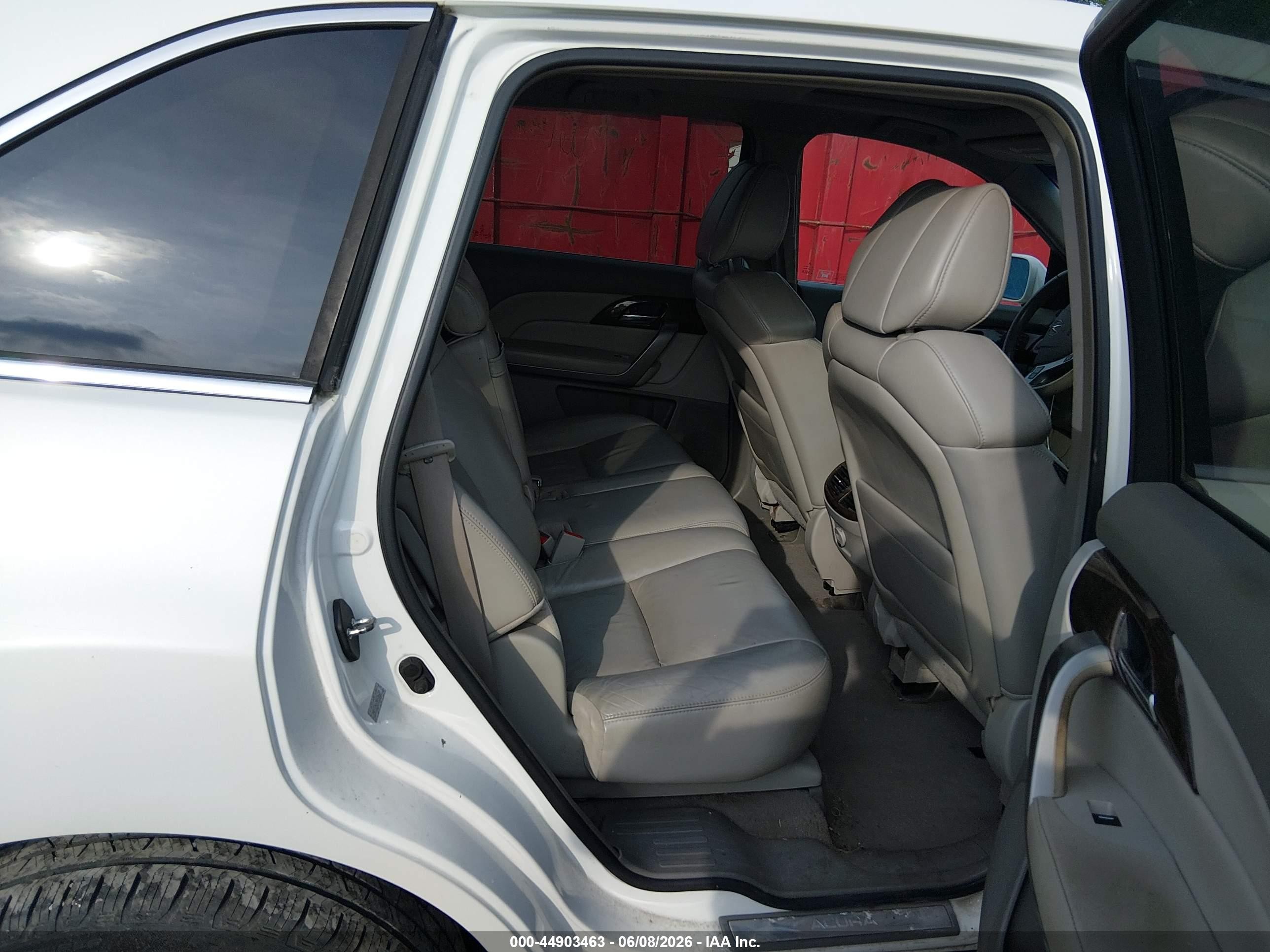 2011 Acura Mdx Technology Package Белый vin: 2HNYD2H67BH506607