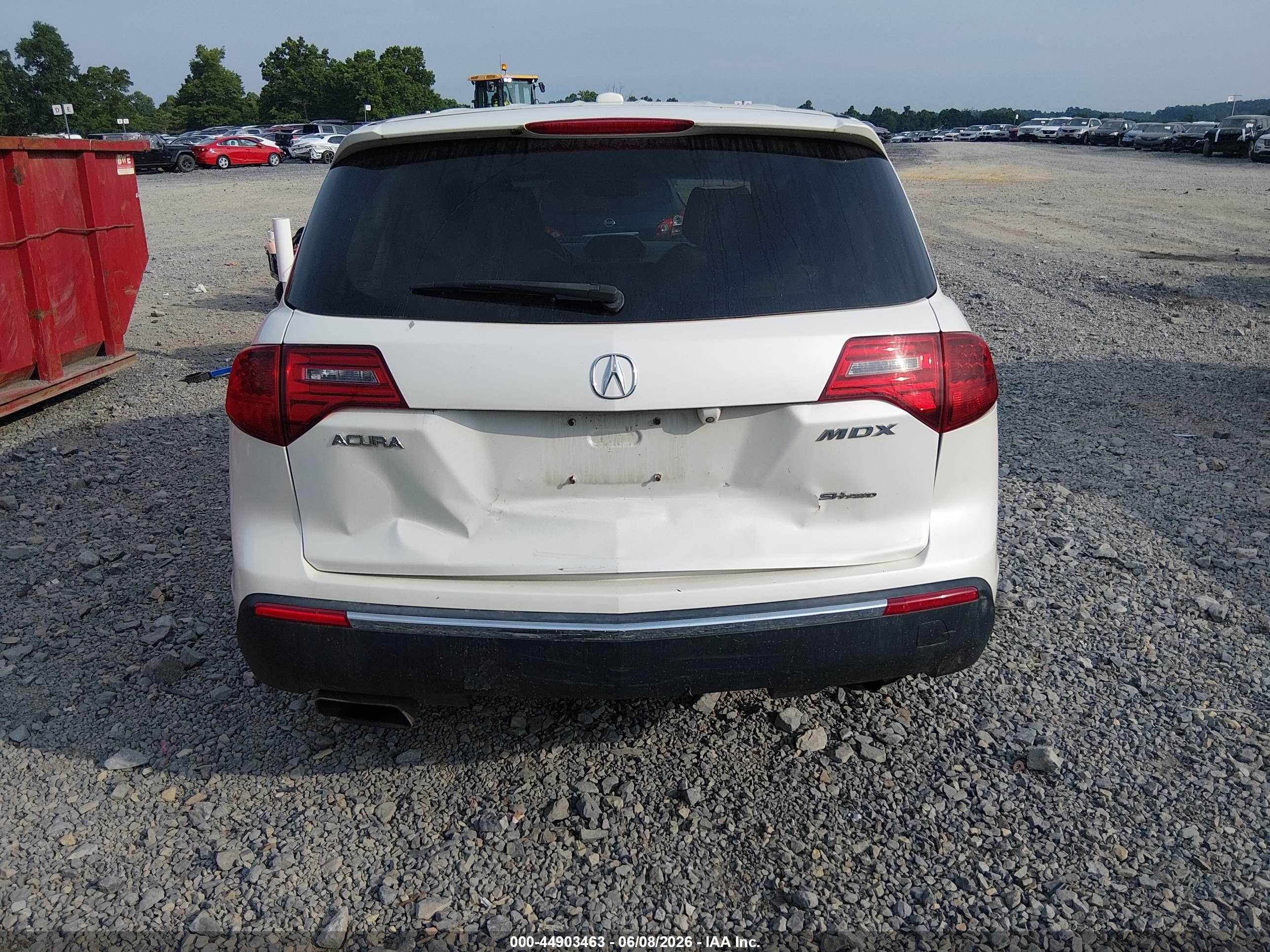 2011 Acura Mdx Technology Package Белый vin: 2HNYD2H67BH506607