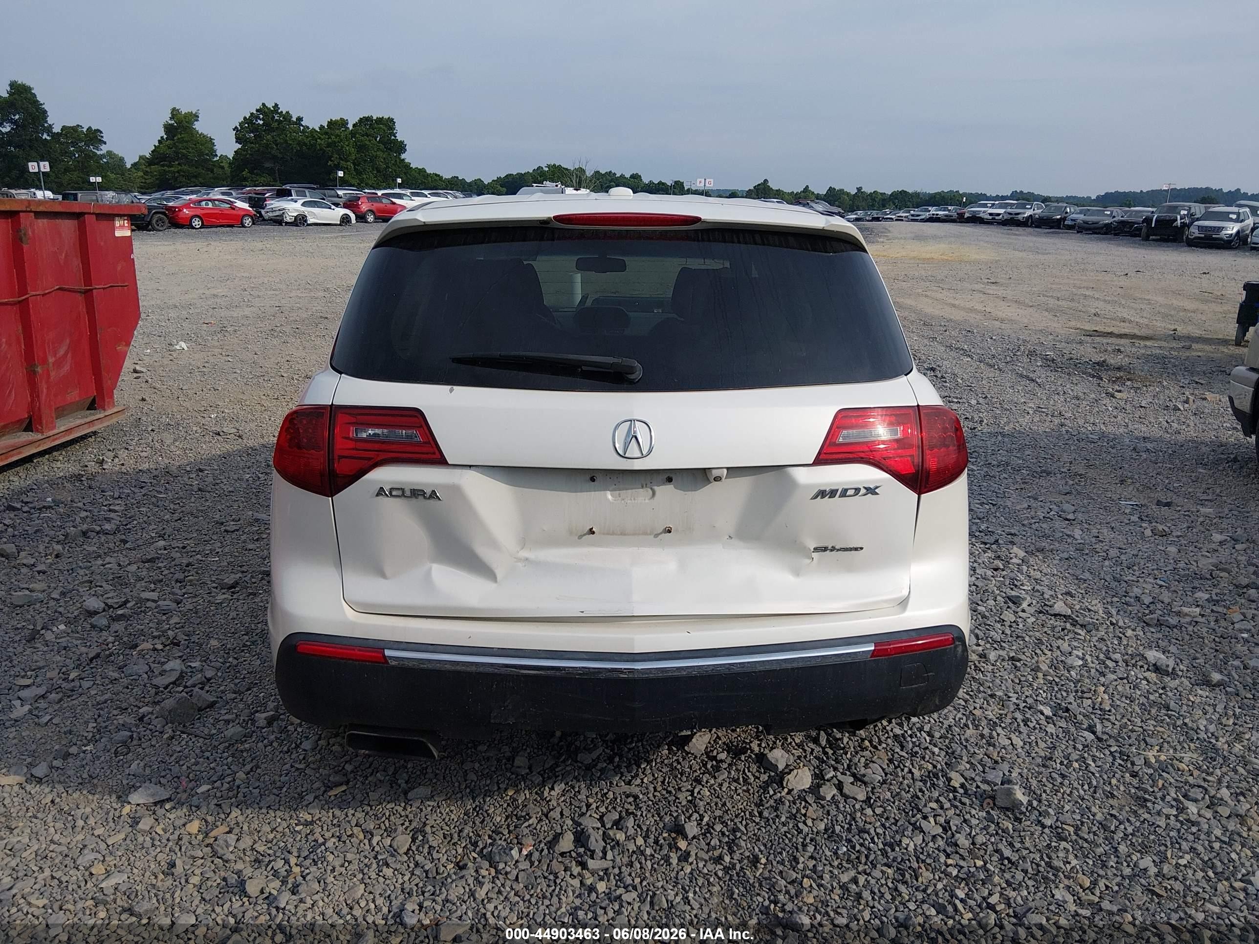 2011 Acura Mdx Technology Package Белый vin: 2HNYD2H67BH506607