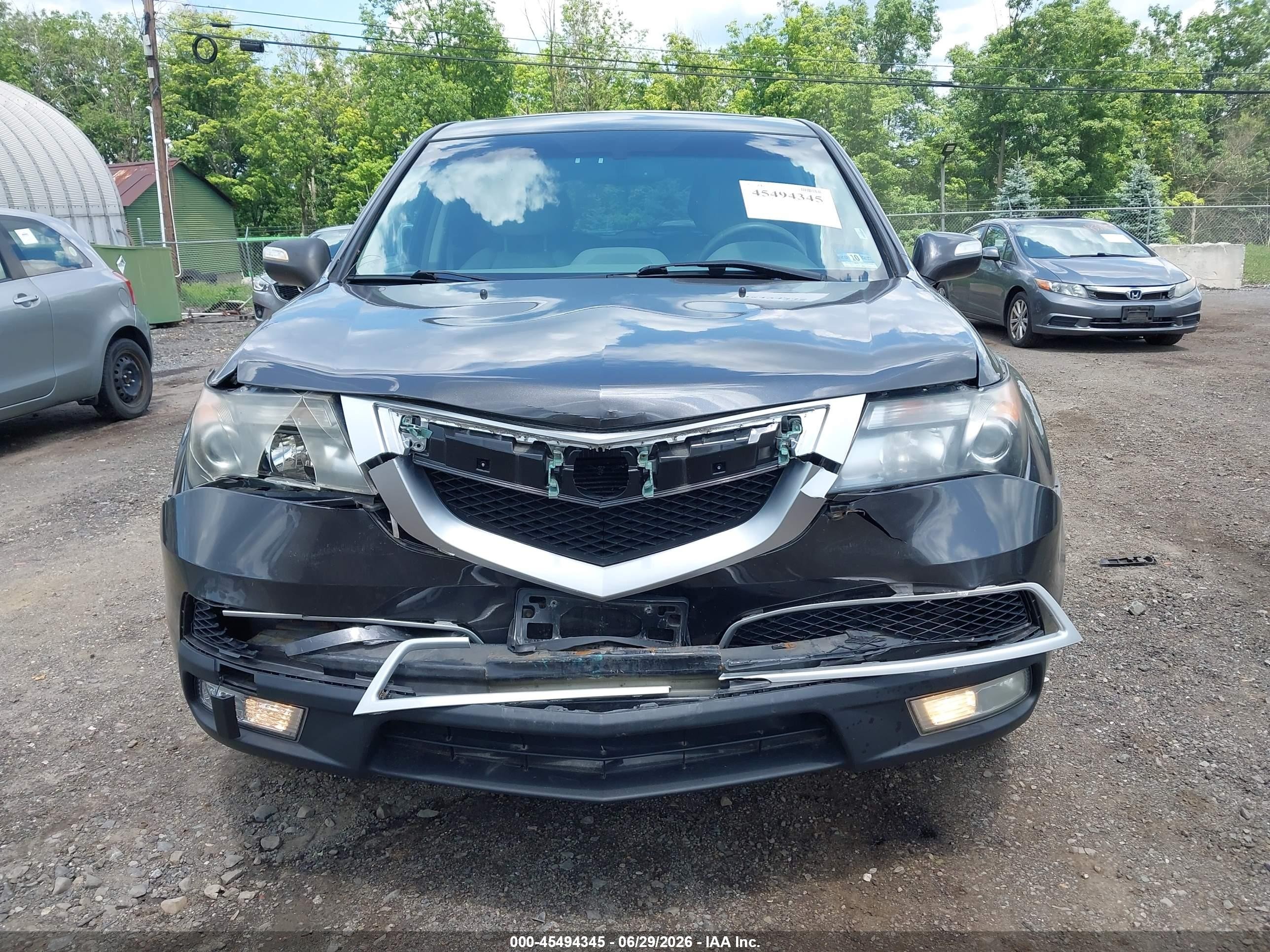 2011 Acura Mdx Technology Package Серый vin: 2HNYD2H67BH508065