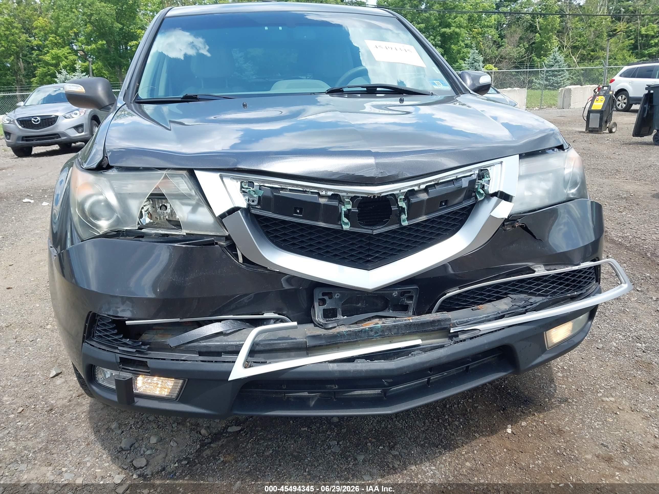 2011 Acura Mdx Technology Package Серый vin: 2HNYD2H67BH508065