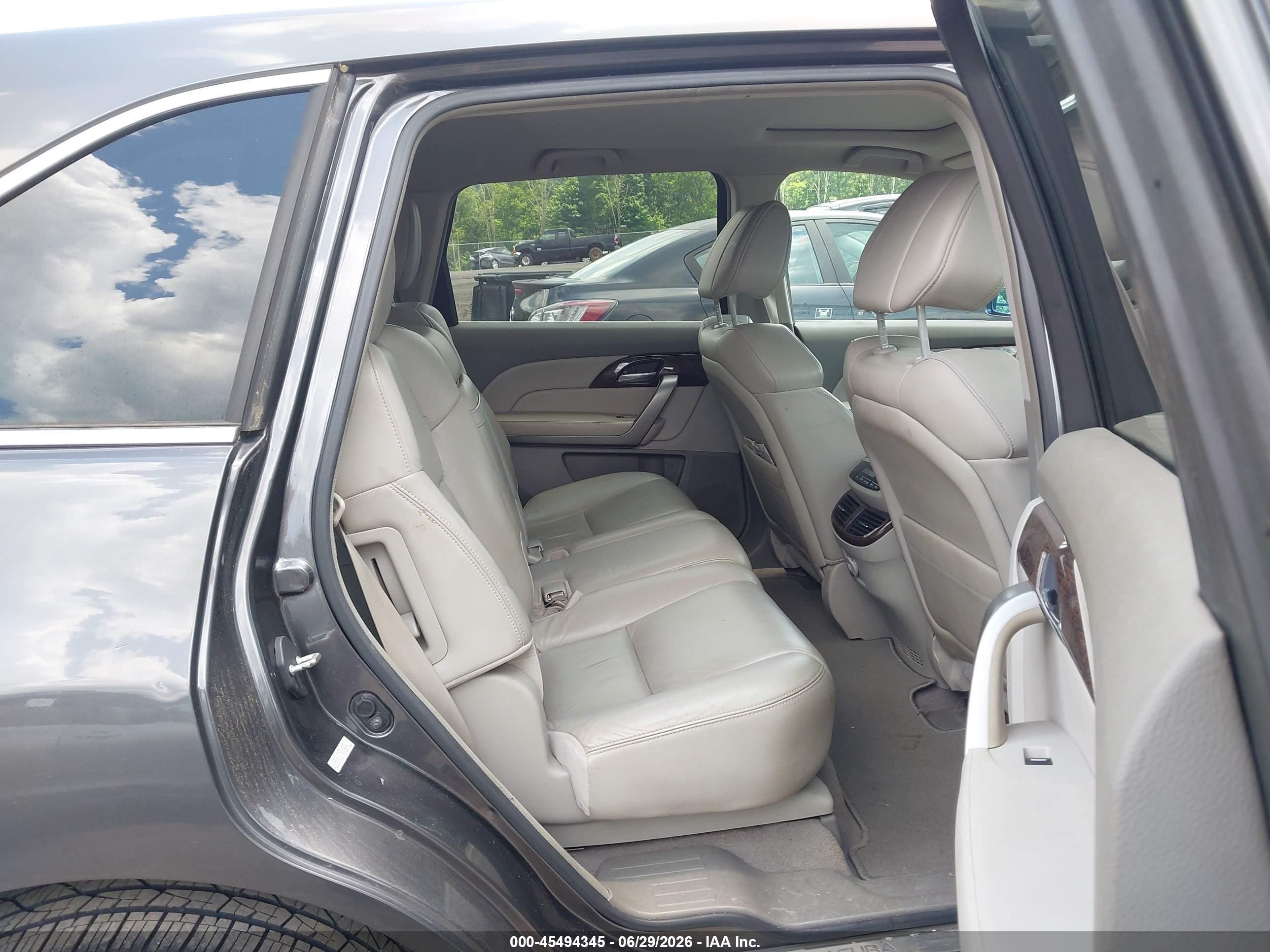 2011 Acura Mdx Technology Package Серый vin: 2HNYD2H67BH508065