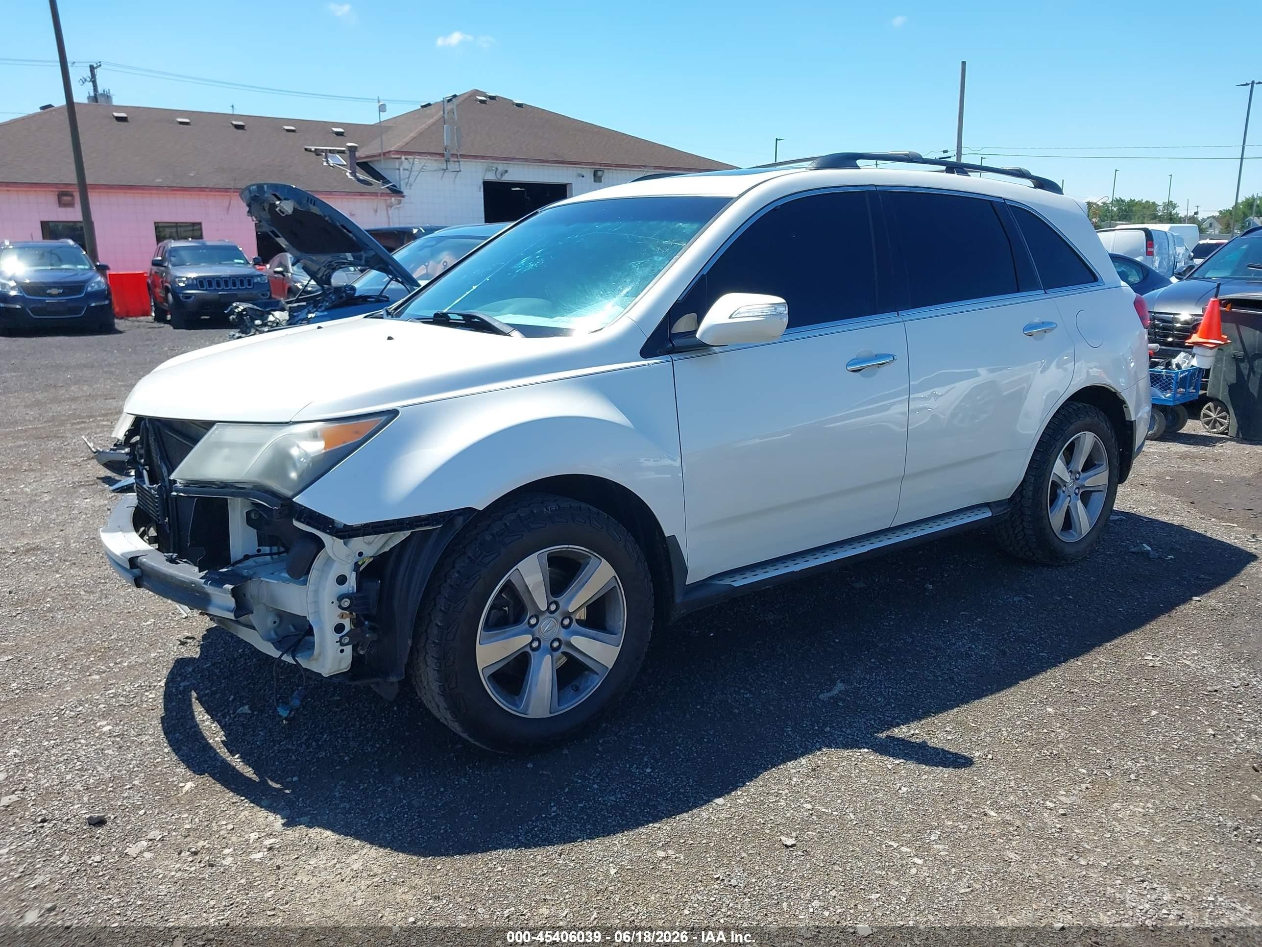 2011 Acura Mdx Technology Package White vin: 2HNYD2H67BH517784