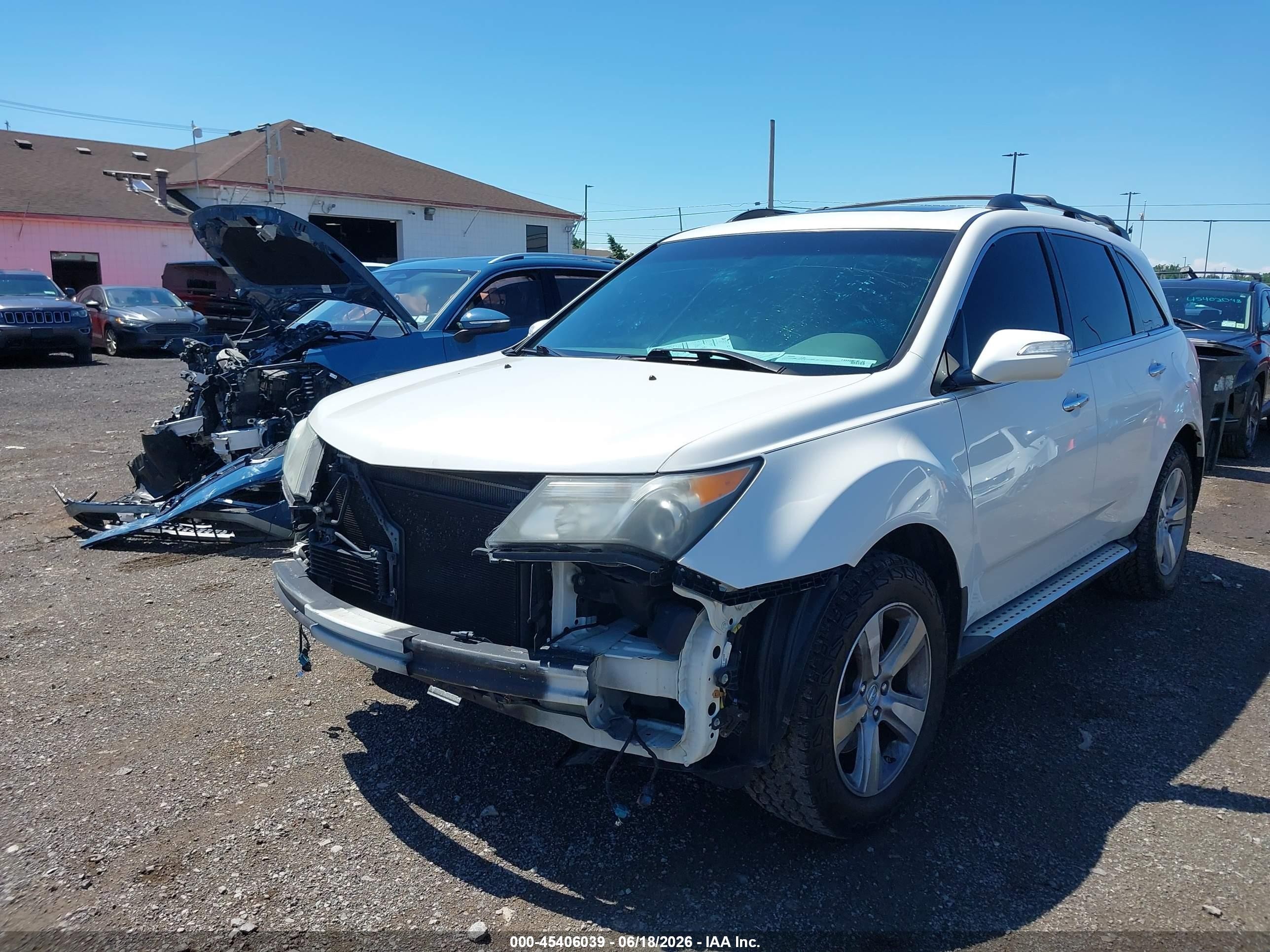 2011 Acura Mdx Technology Package White vin: 2HNYD2H67BH517784