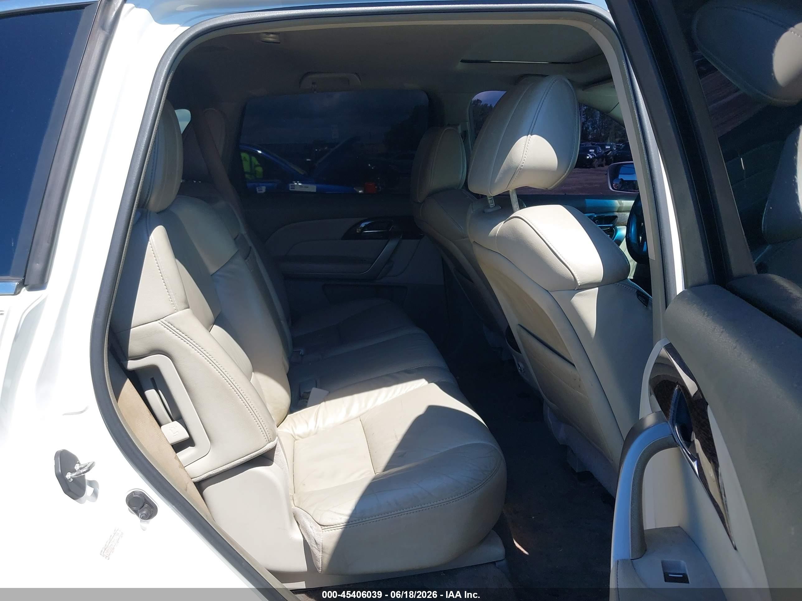 2011 Acura Mdx Technology Package White vin: 2HNYD2H67BH517784
