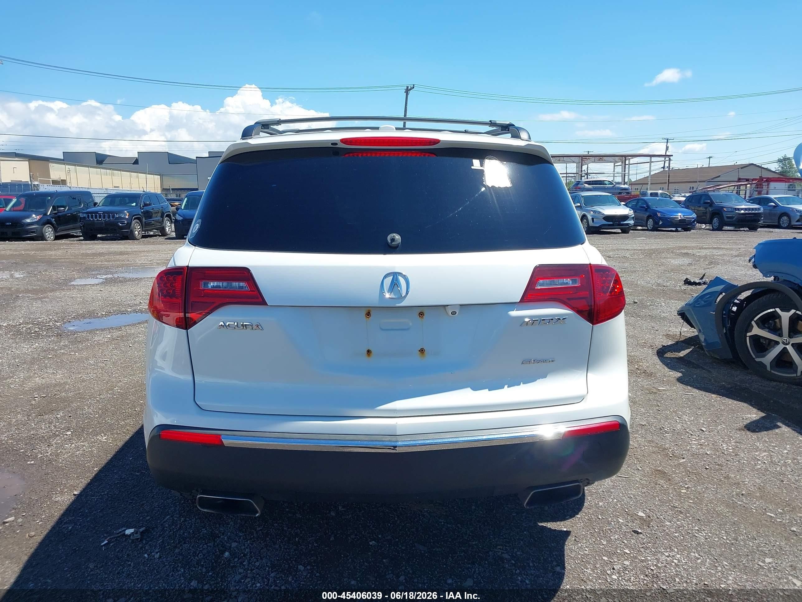 2011 Acura Mdx Technology Package White vin: 2HNYD2H67BH517784