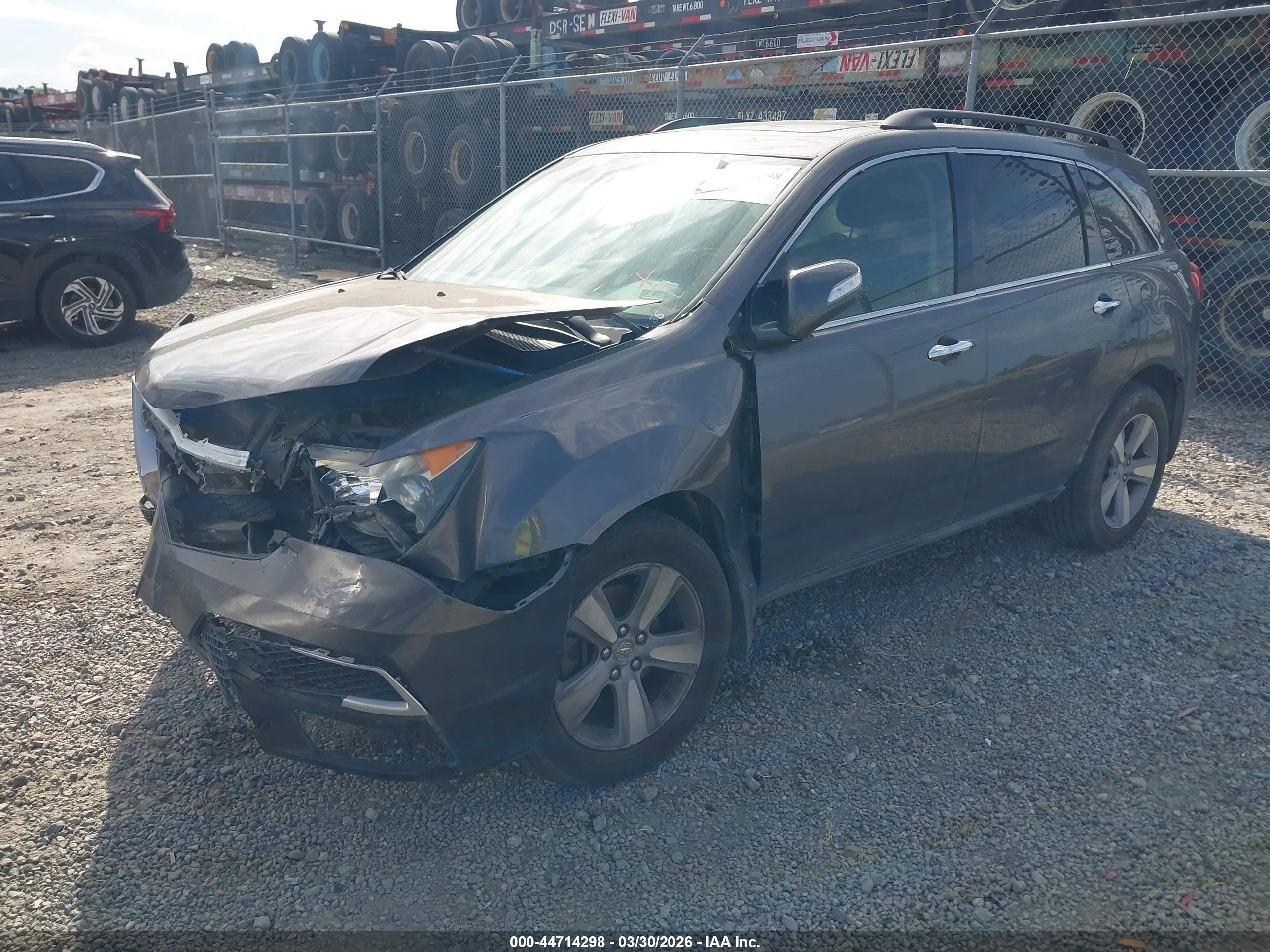 2011 Acura Mdx Technology Package Gray vin: 2HNYD2H67BH530910