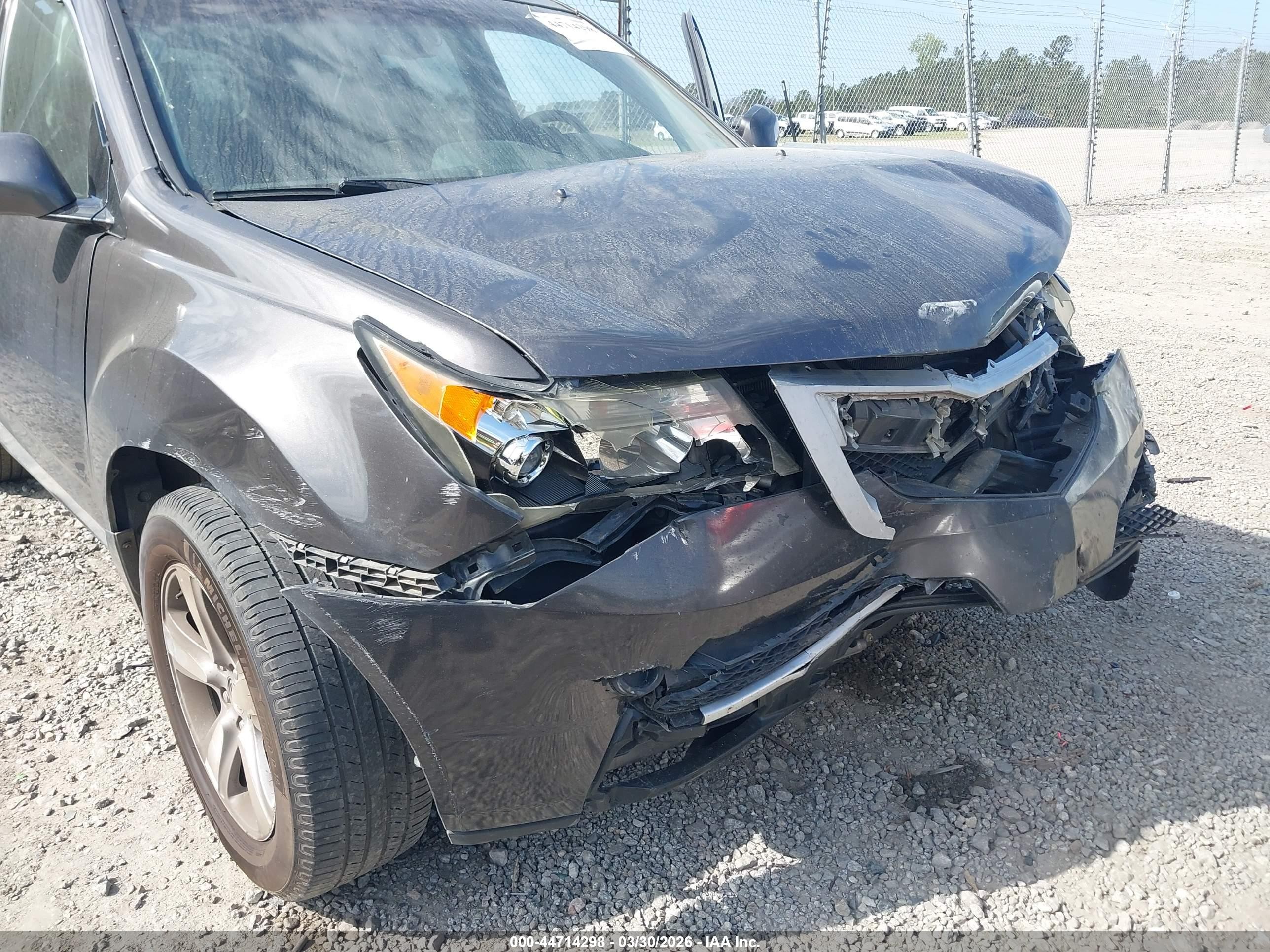 2011 Acura Mdx Technology Package Gray vin: 2HNYD2H67BH530910