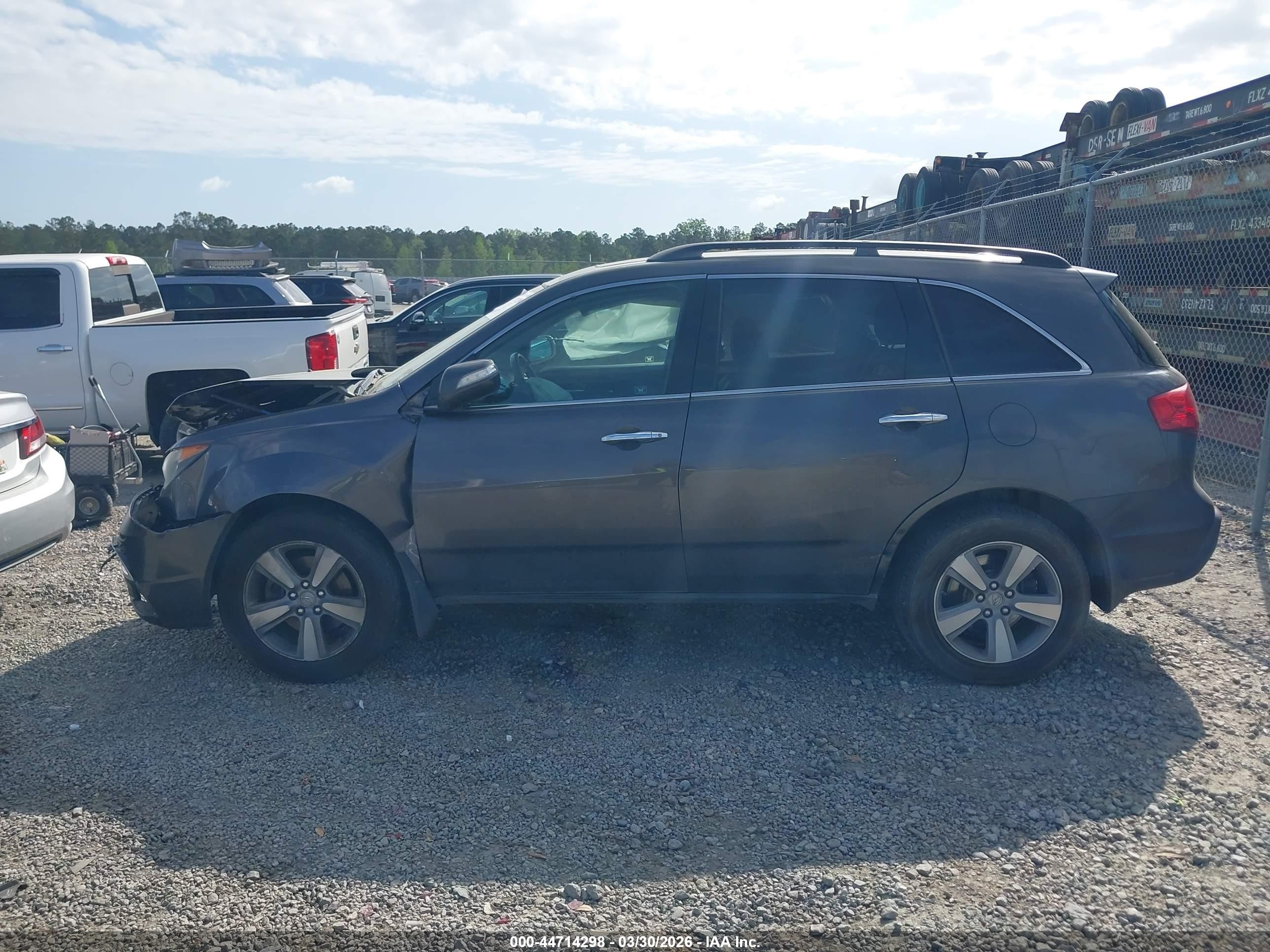 2011 Acura Mdx Technology Package Gray vin: 2HNYD2H67BH530910