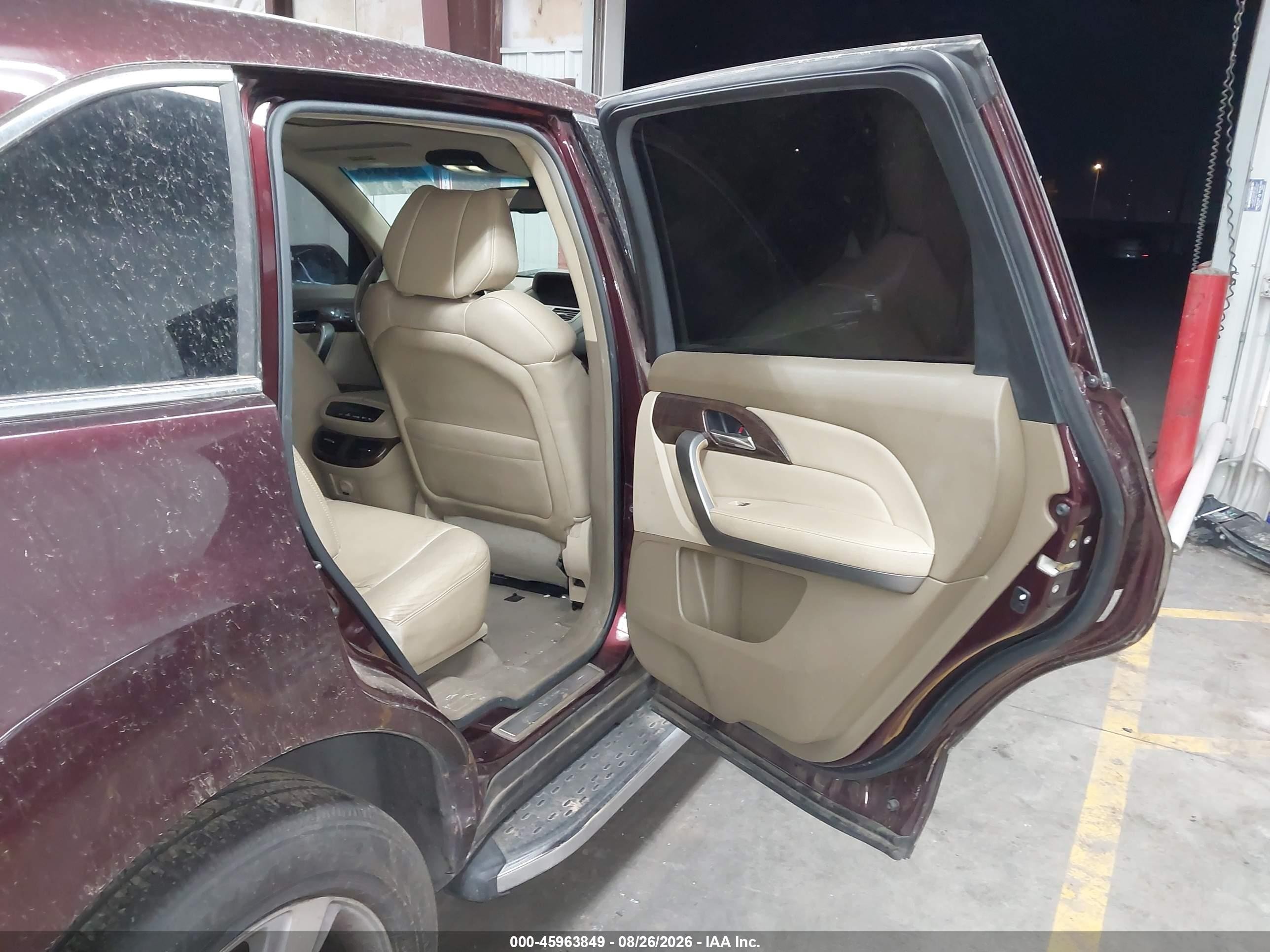 2011 Acura Mdx Technology Package Burgundy vin: 2HNYD2H67BH532253