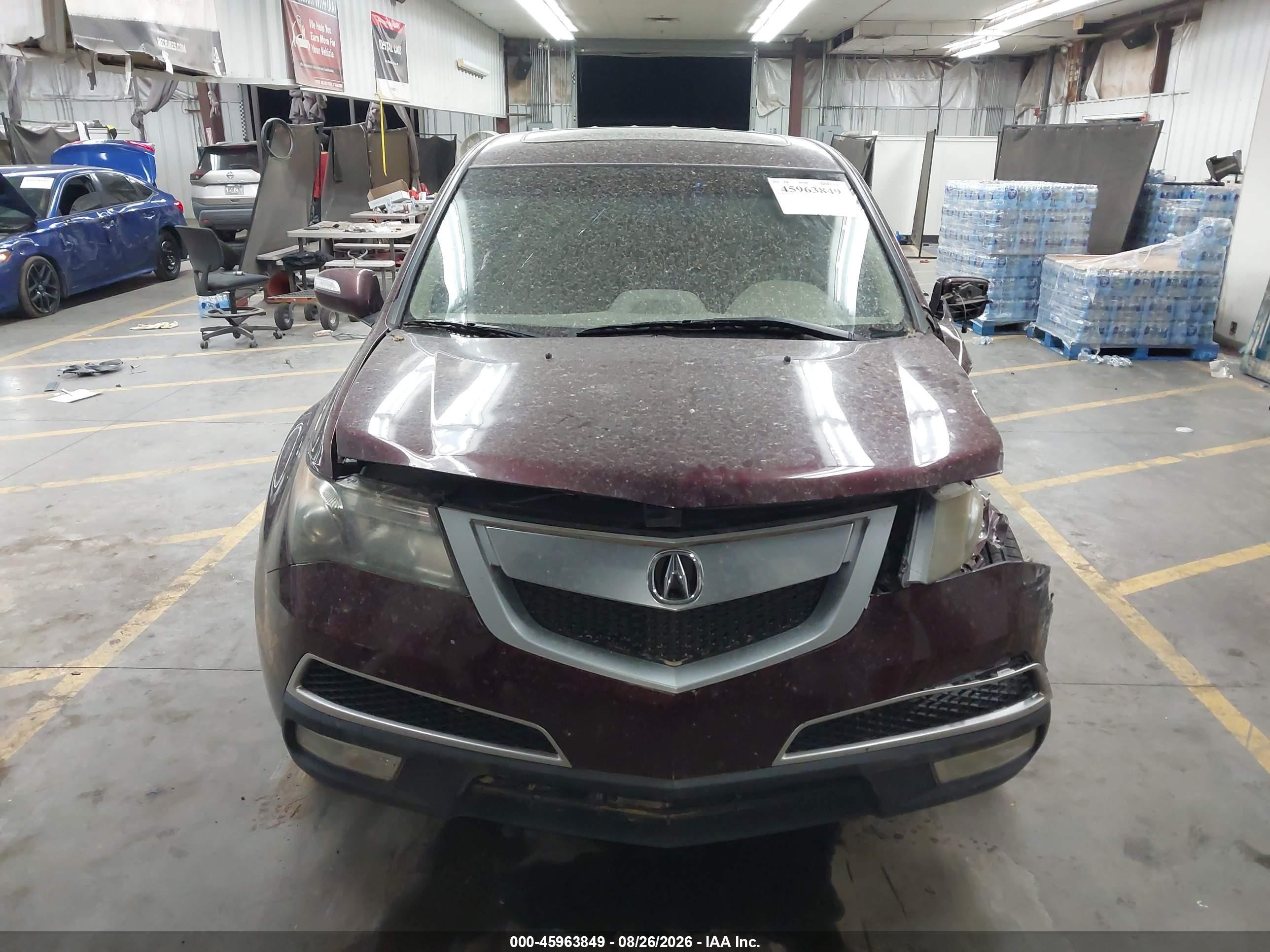 2011 Acura Mdx Technology Package Burgundy vin: 2HNYD2H67BH532253