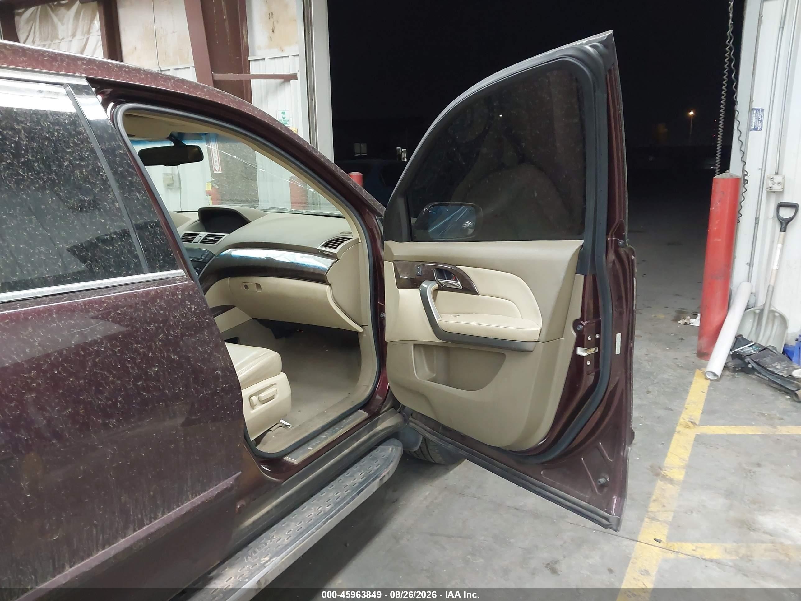 2011 Acura Mdx Technology Package Burgundy vin: 2HNYD2H67BH532253