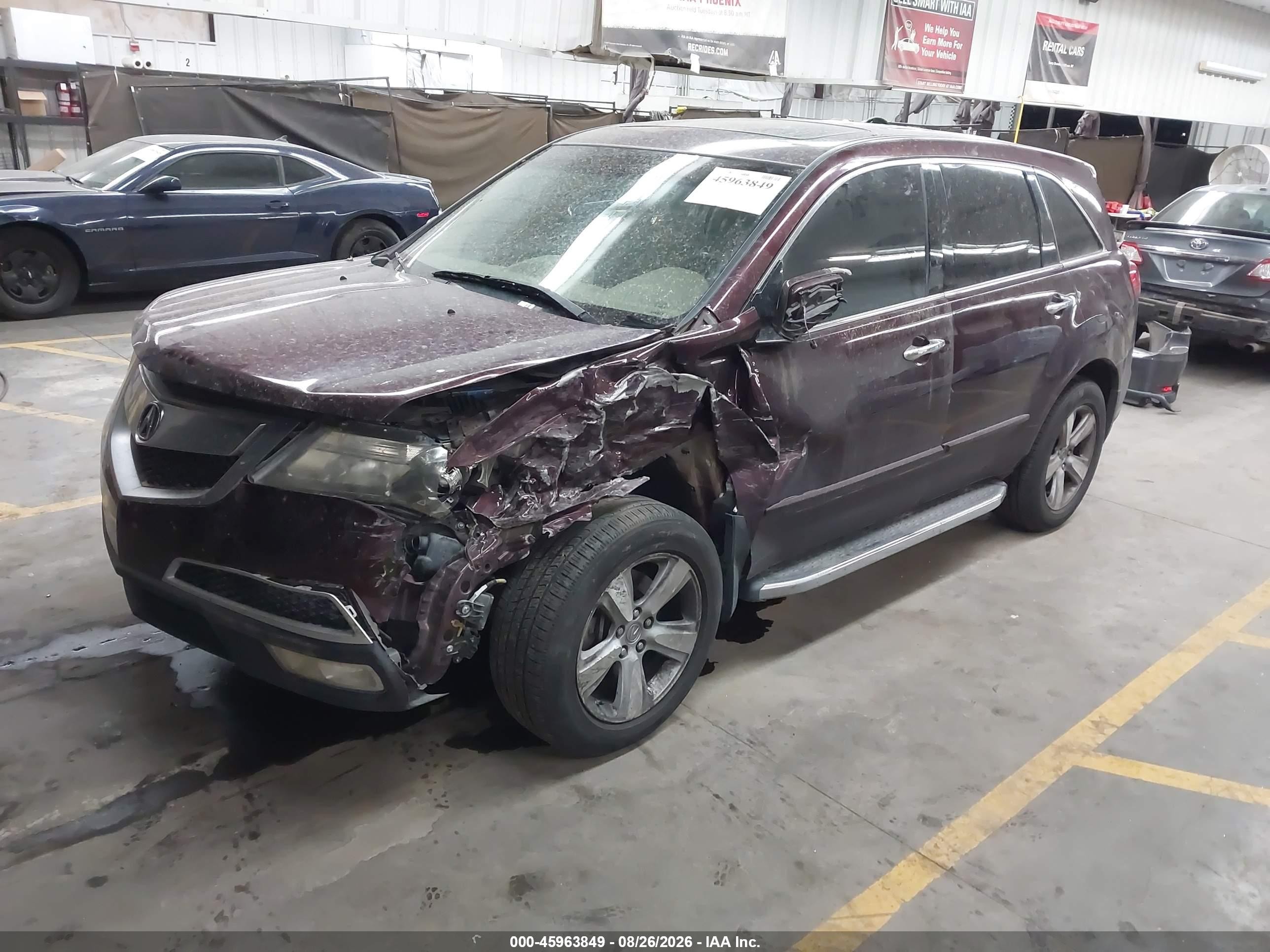 2011 Acura Mdx Technology Package Burgundy vin: 2HNYD2H67BH532253