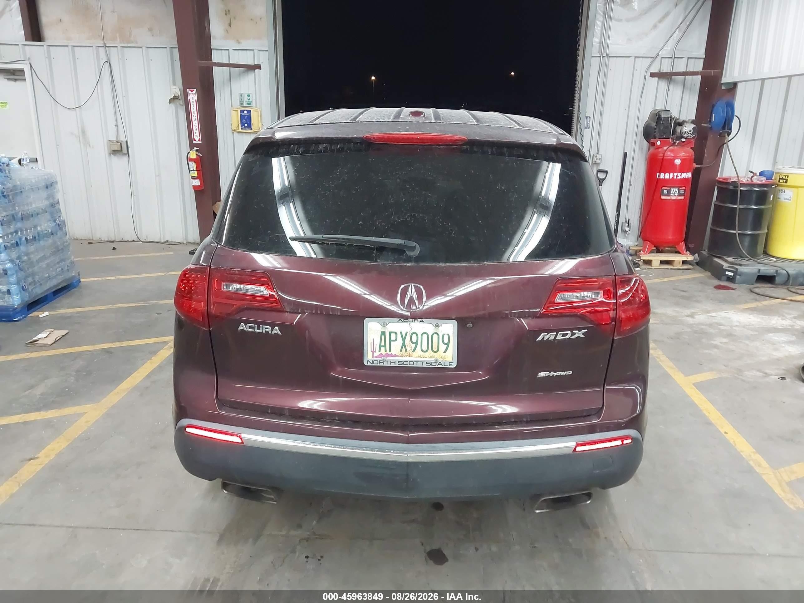 2011 Acura Mdx Technology Package Burgundy vin: 2HNYD2H67BH532253